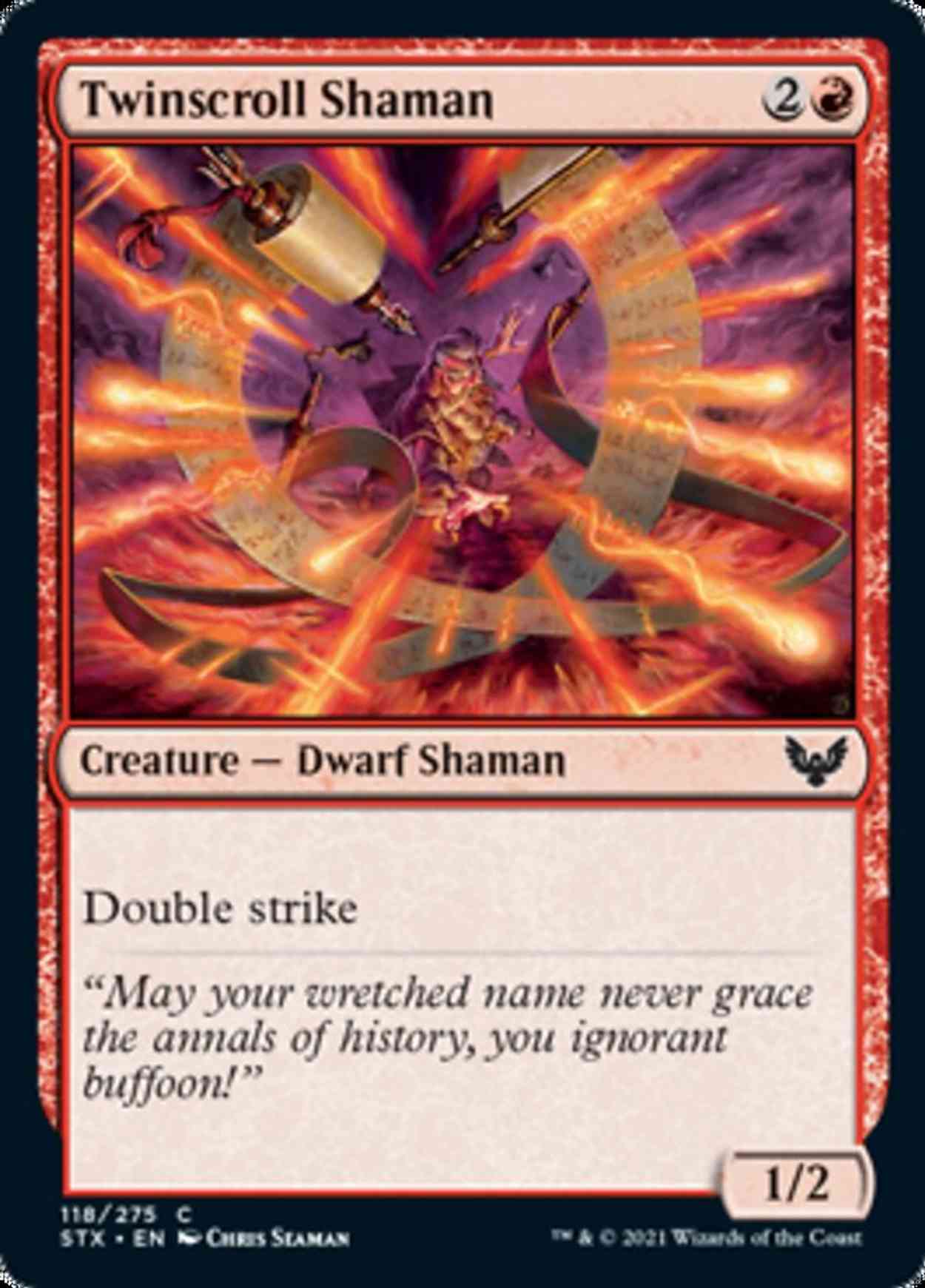 Twinscroll Shaman magic card front