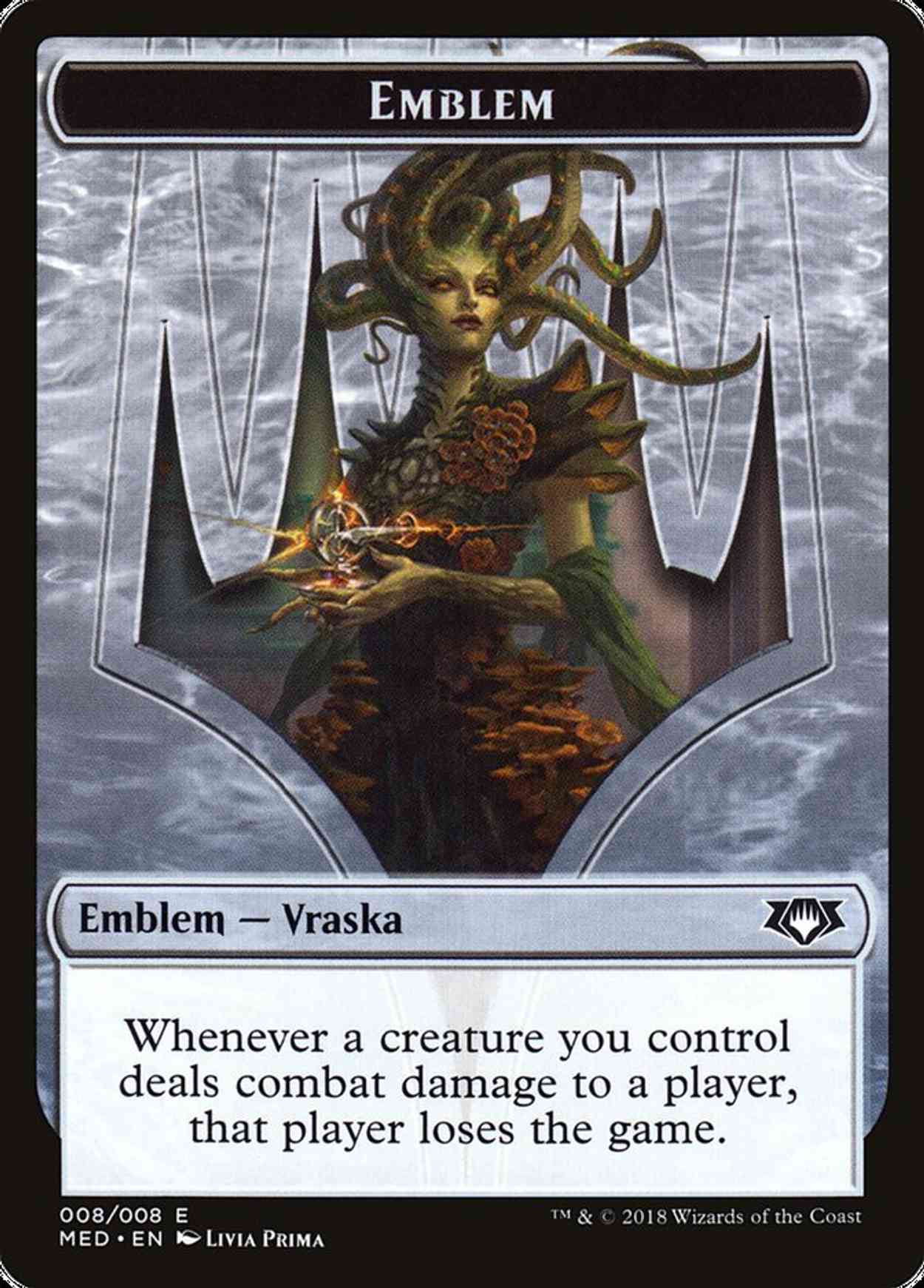 Emblem - Vraska, Golgari Queen magic card front
