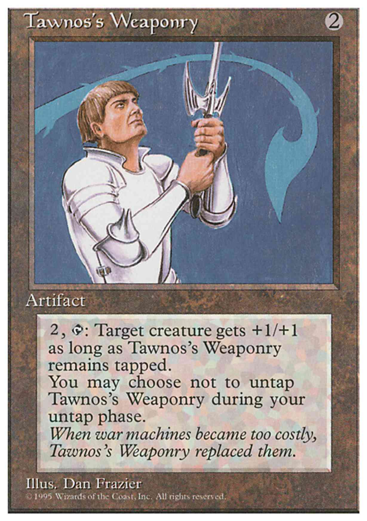 Tawnos's Weaponry magic card front