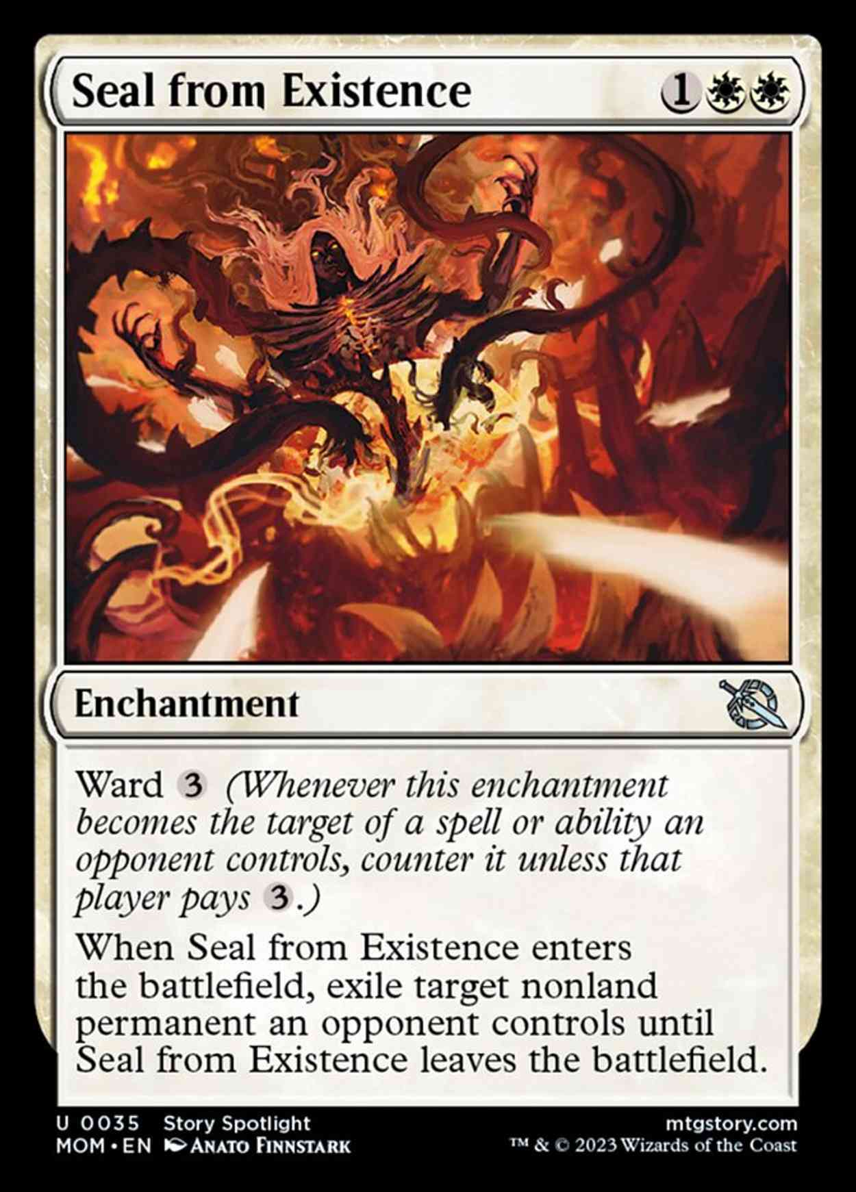 Seal from Existence magic card front