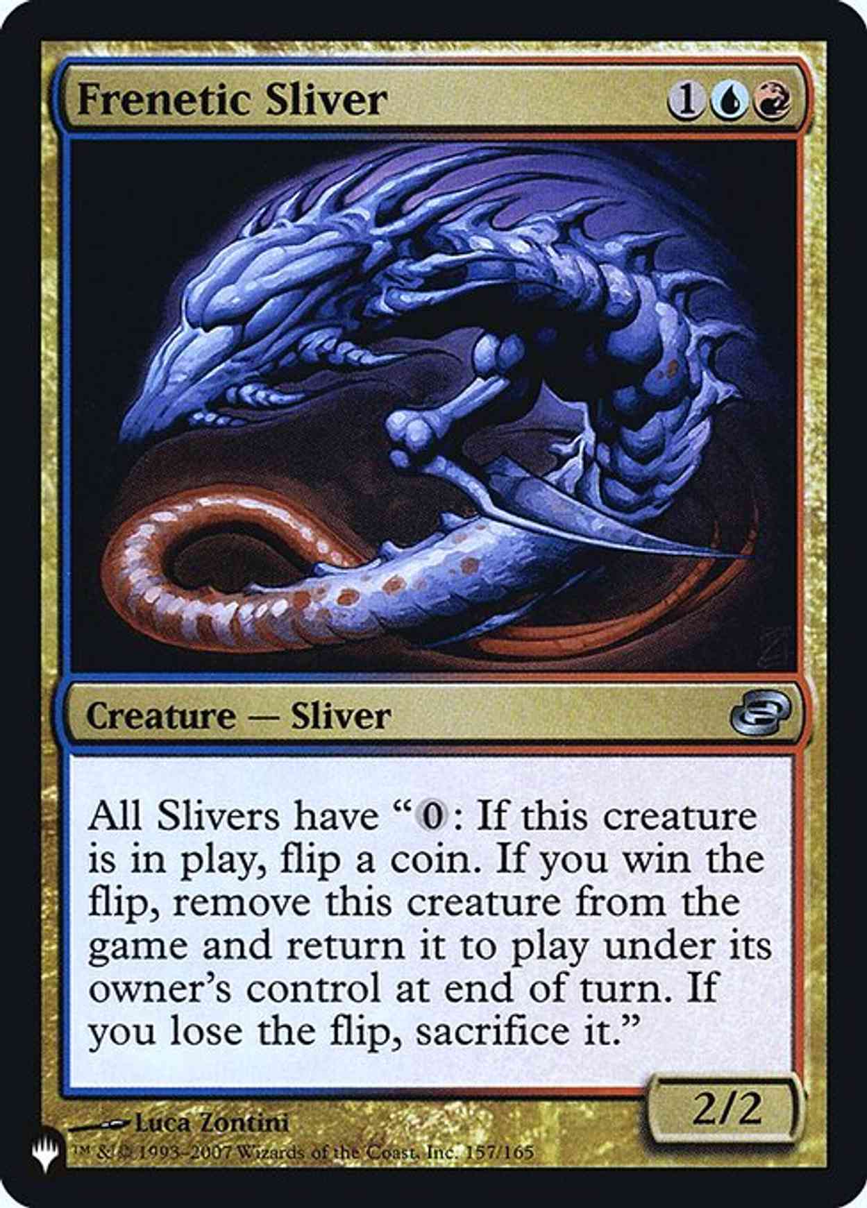 Frenetic Sliver magic card front