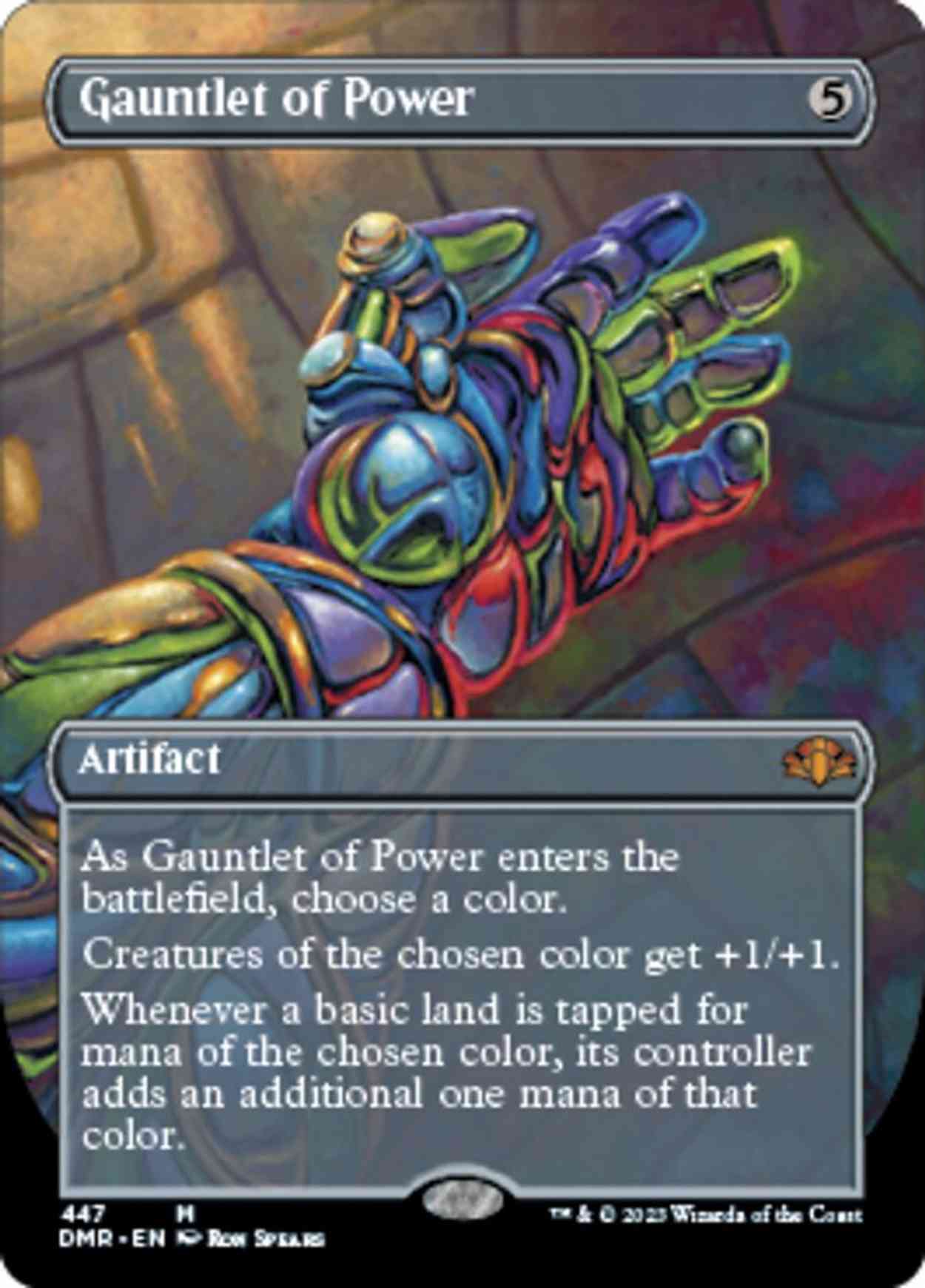 Gauntlet of Power (Borderless) magic card front