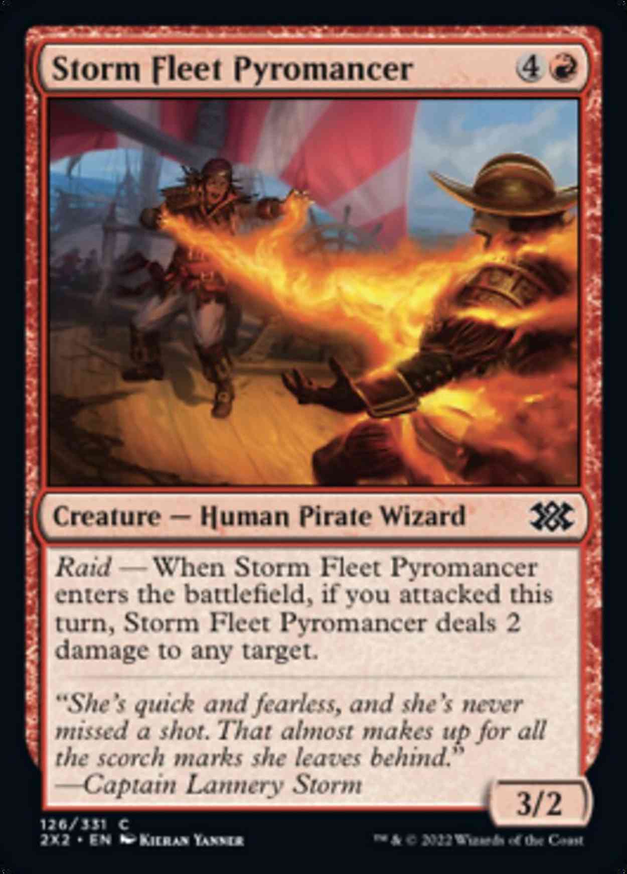 Storm Fleet Pyromancer magic card front