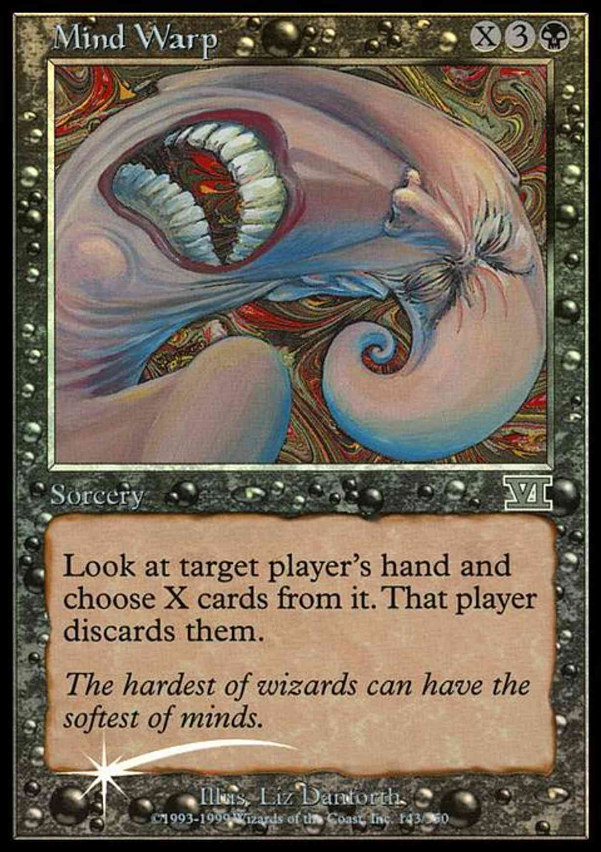 Mind Warp magic card front
