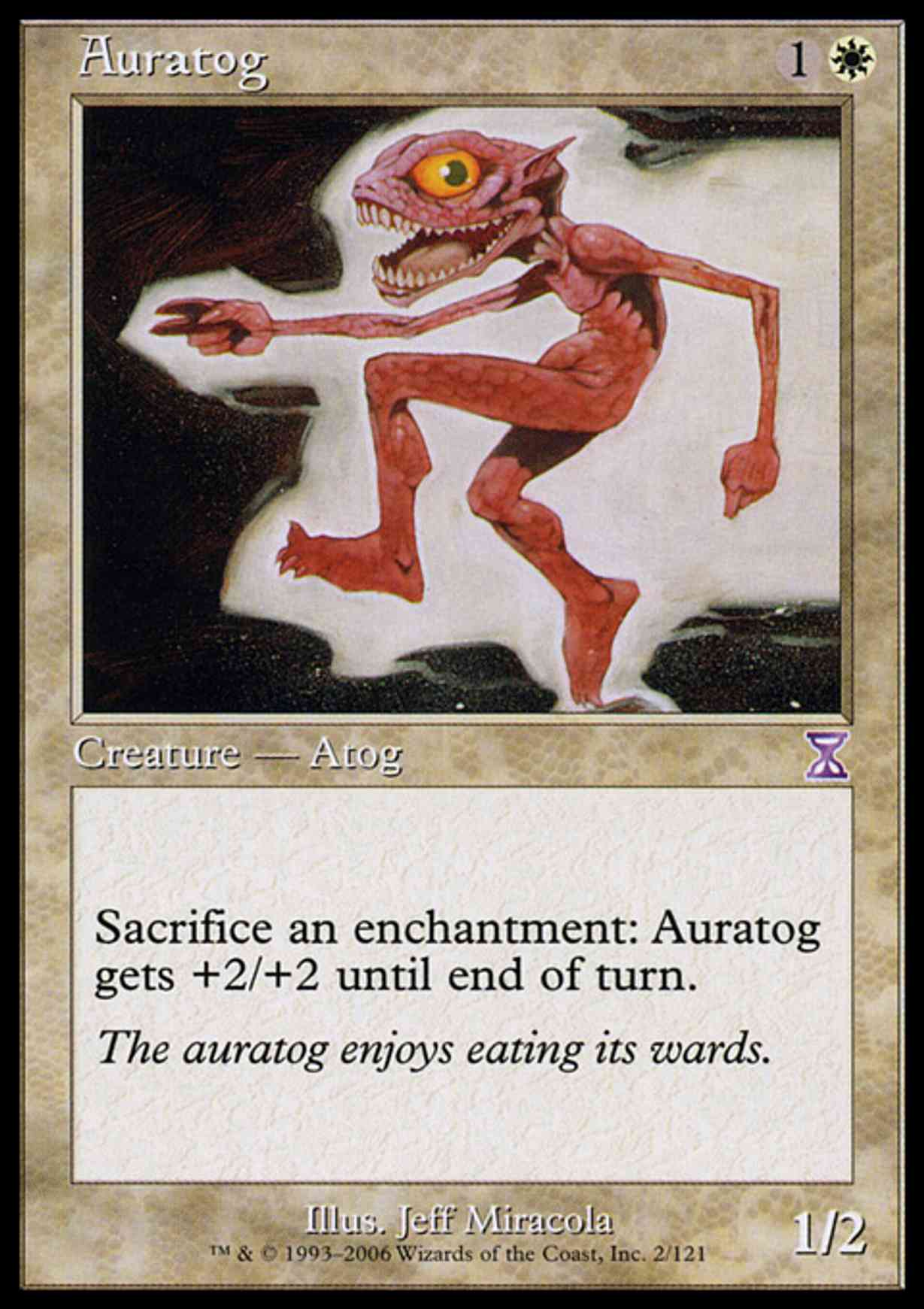 Auratog magic card front