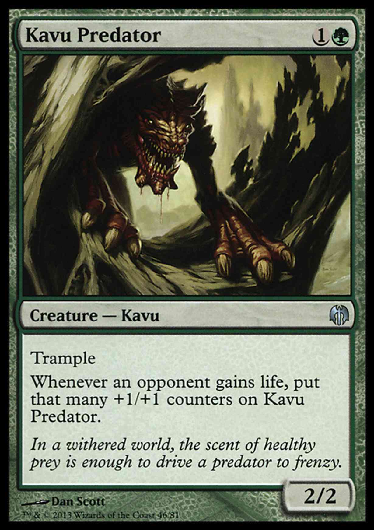 Kavu Predator magic card front