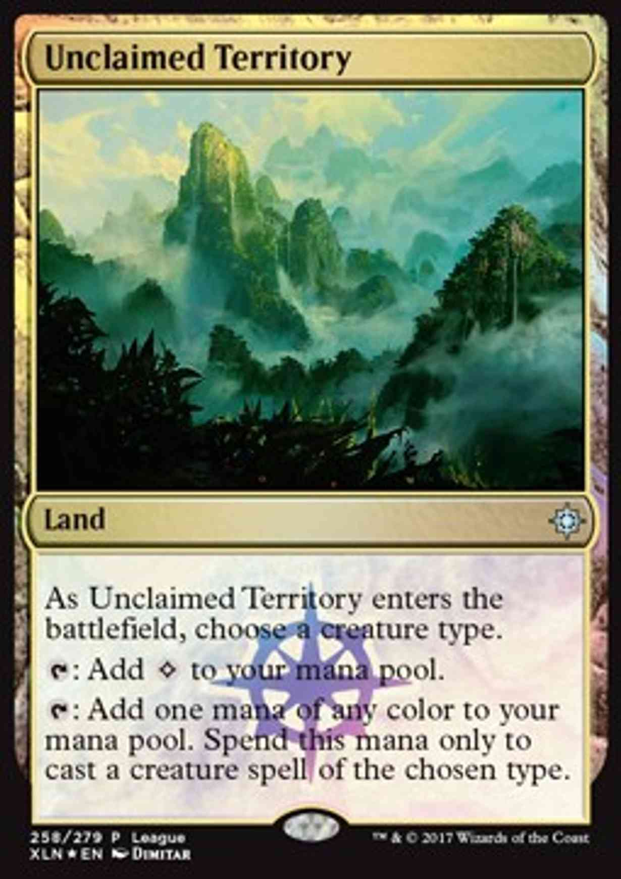 Unclaimed Territory magic card front