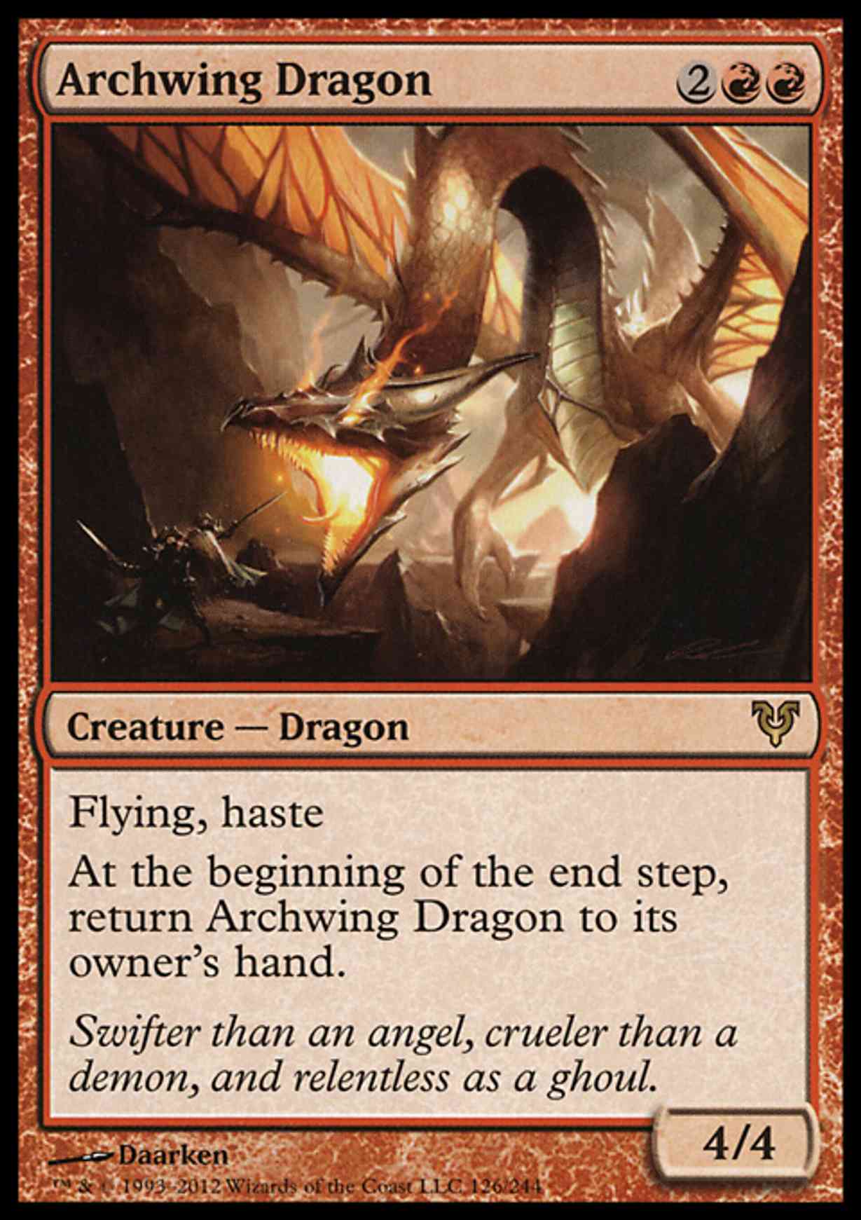 Archwing Dragon magic card front