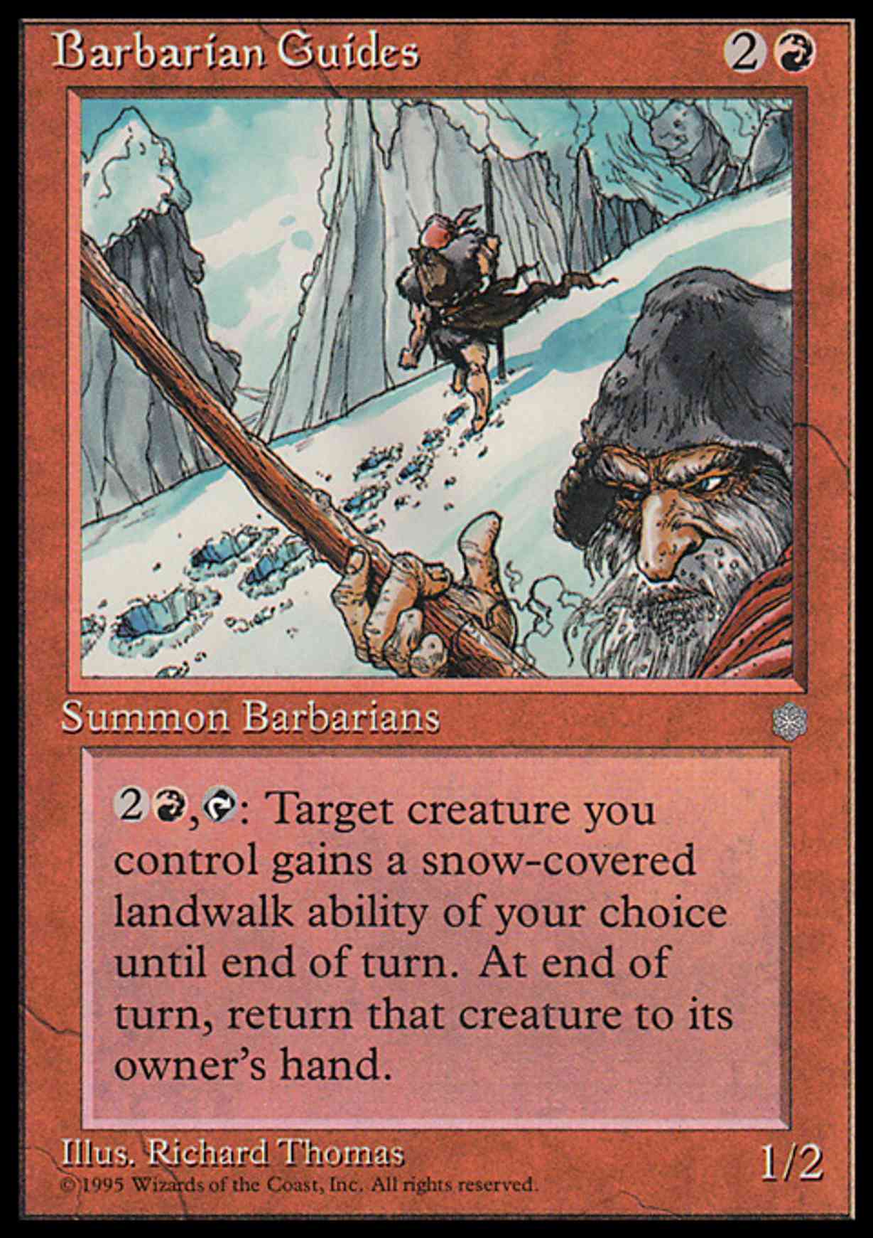 Barbarian Guides magic card front