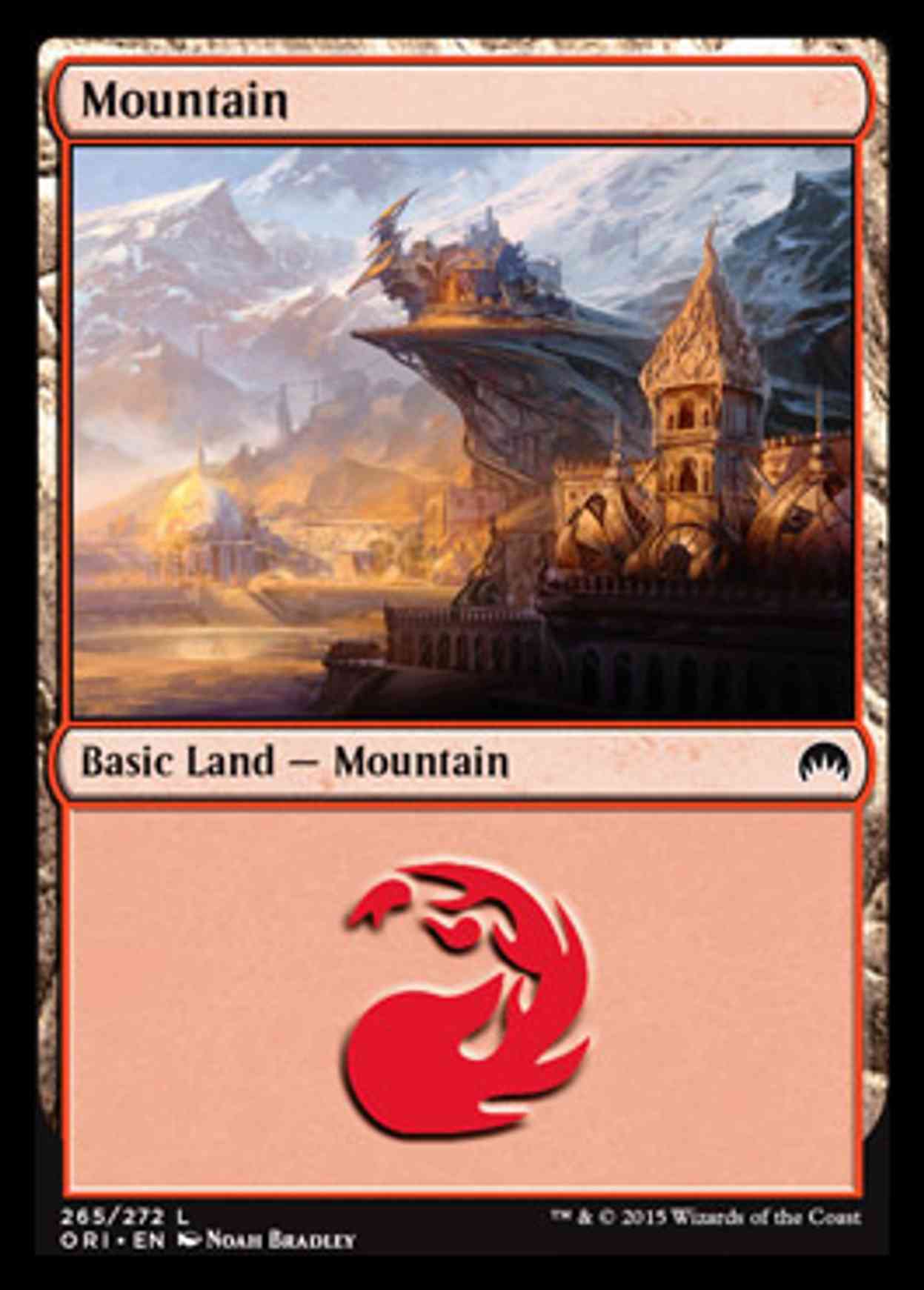 Mountain (265) magic card front