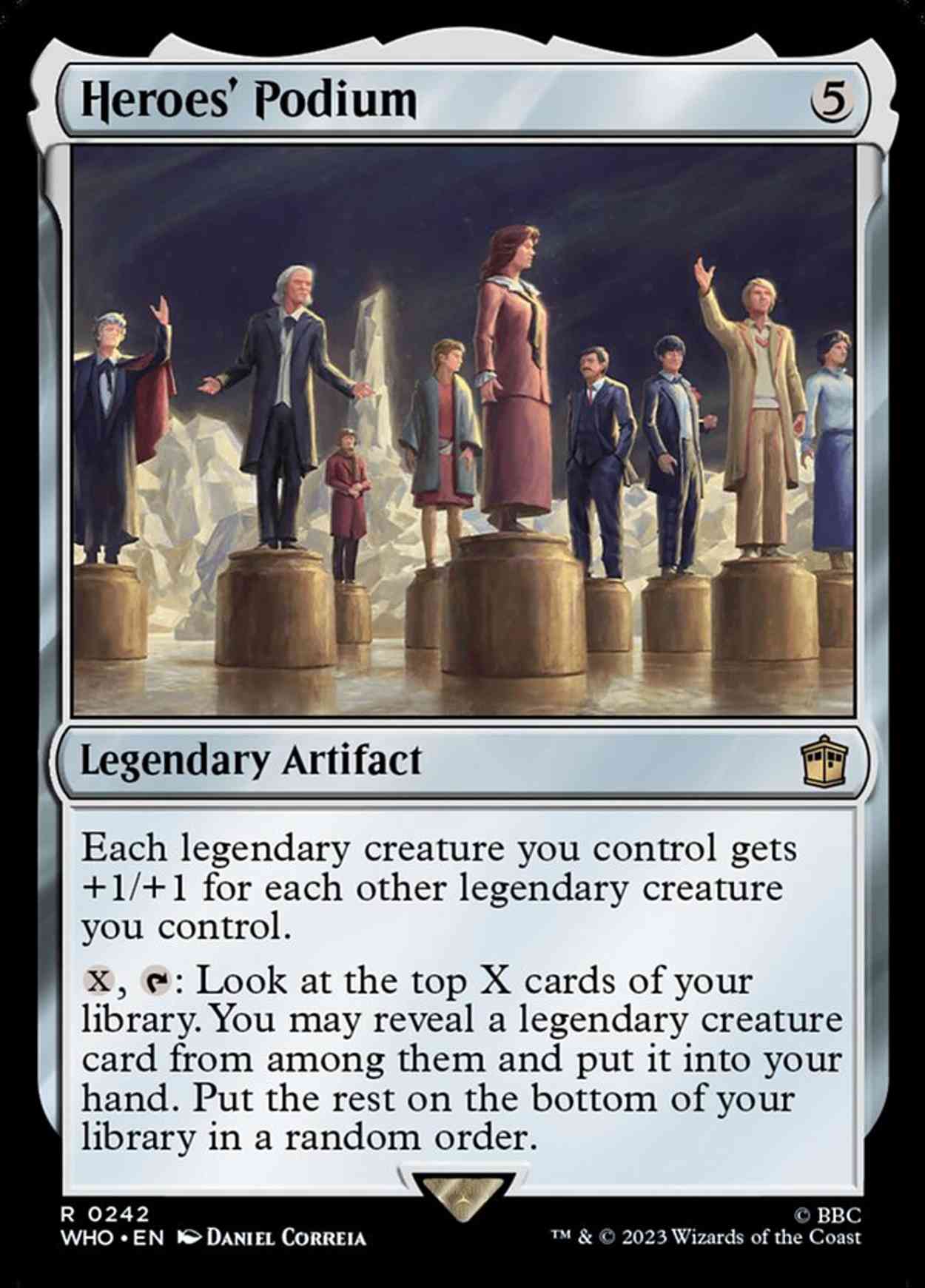 Heroes' Podium magic card front