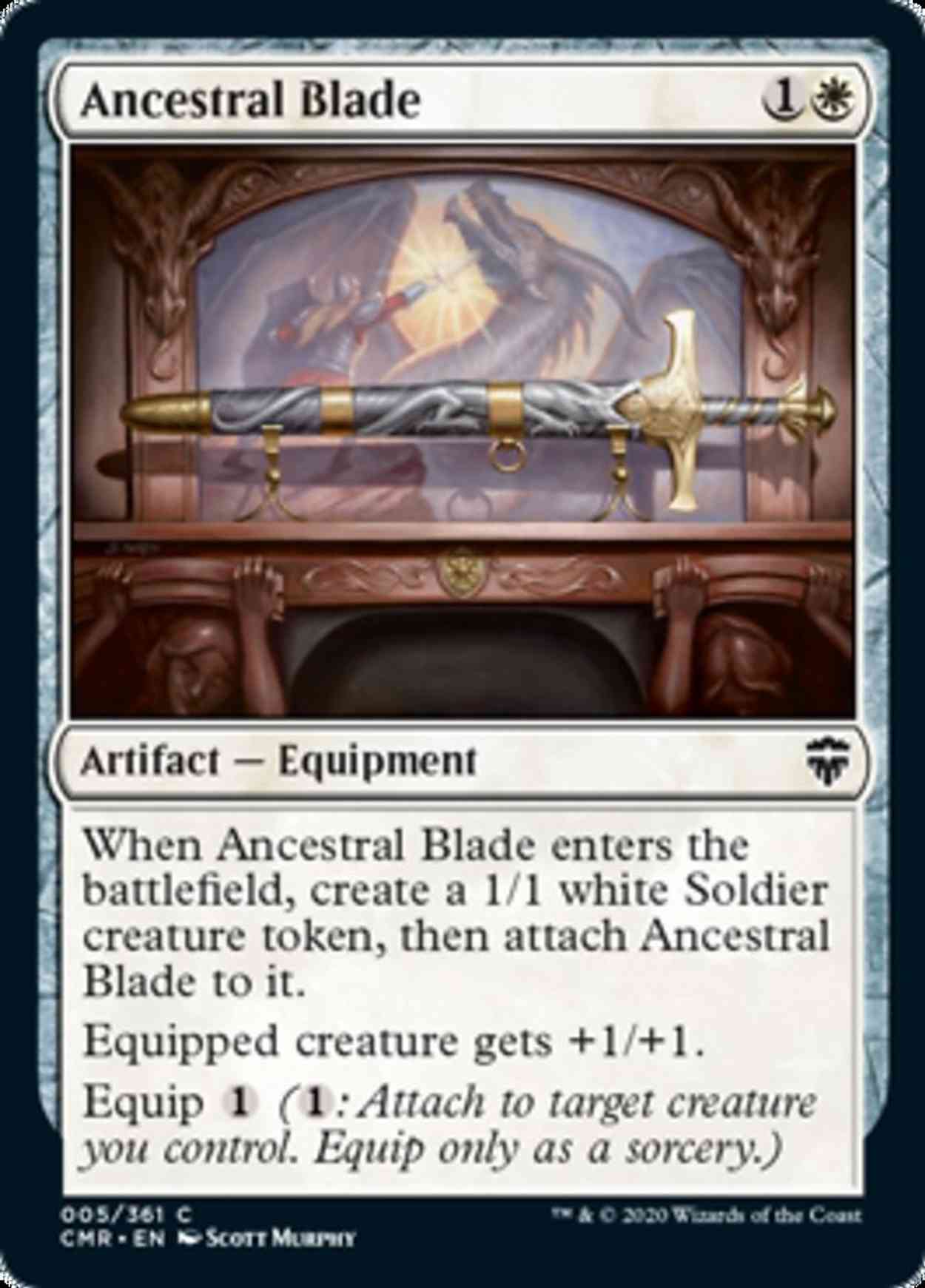 Ancestral Blade magic card front