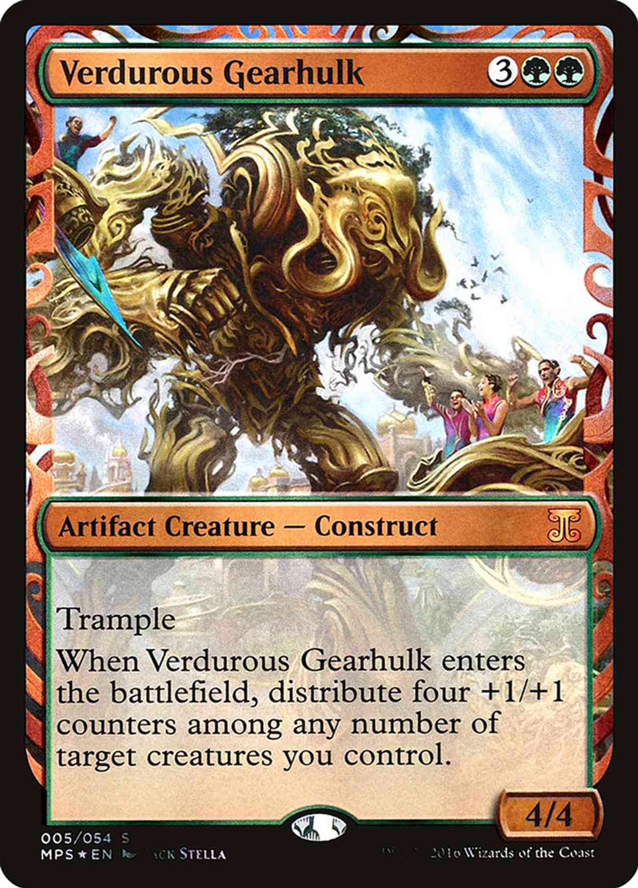 Verdurous Gearhulk magic card front
