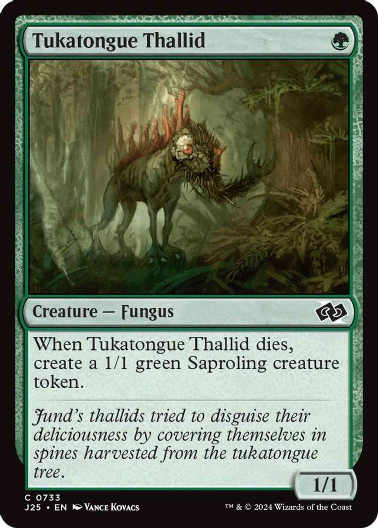 Tukatongue Thallid magic card front