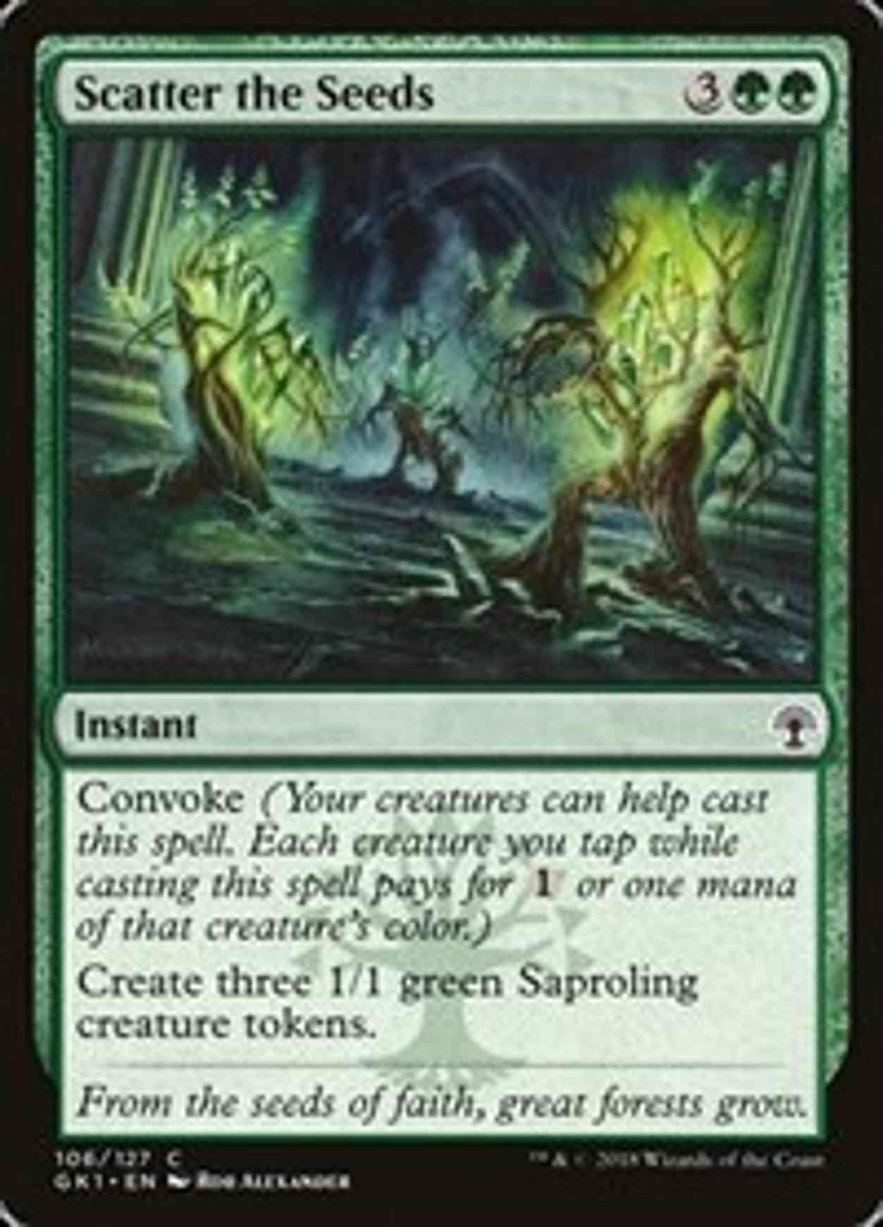 Scatter the Seeds magic card front