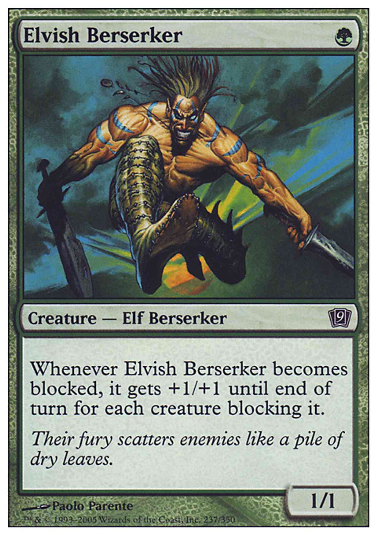 Elvish Berserker magic card front