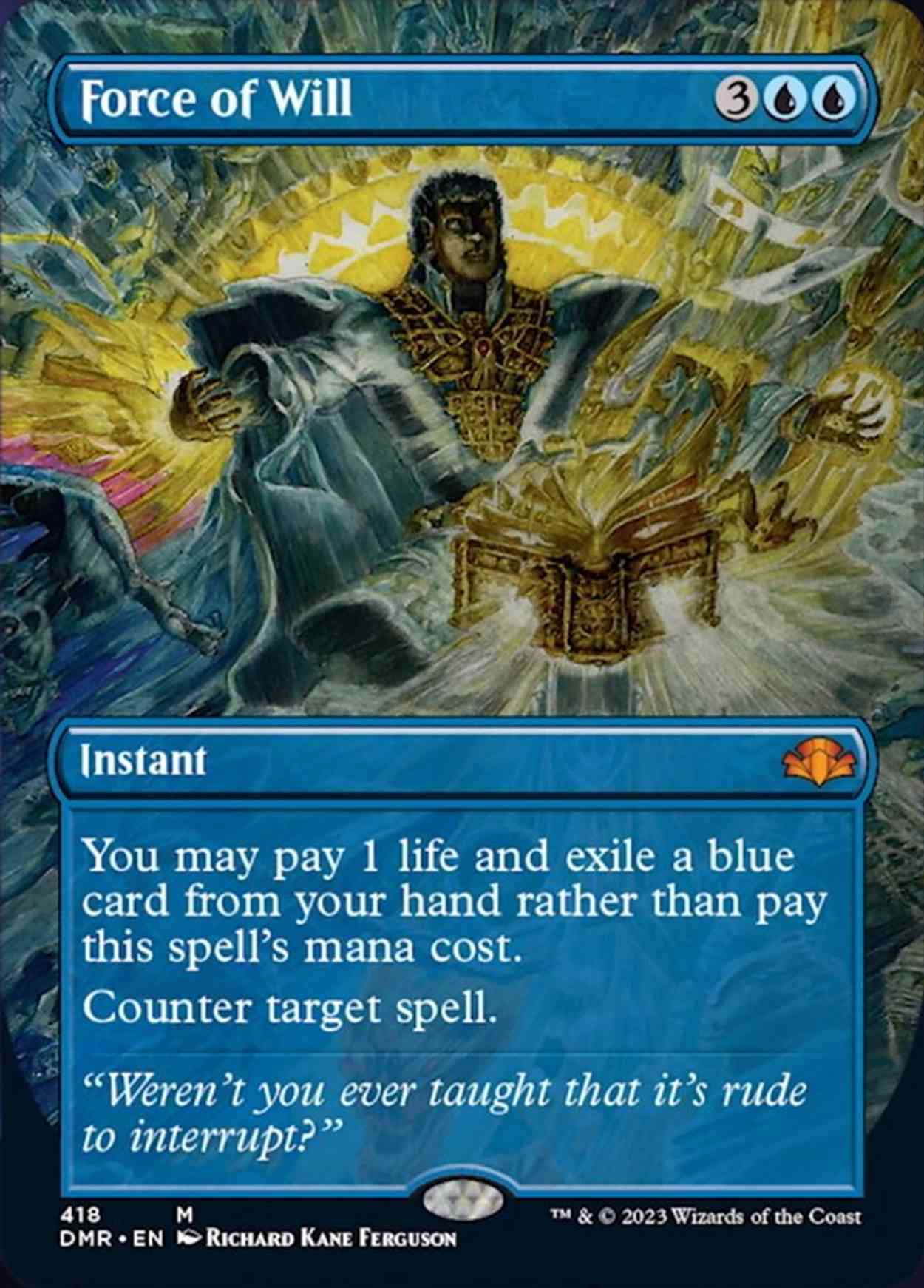 Force of Will (Borderless) magic card front