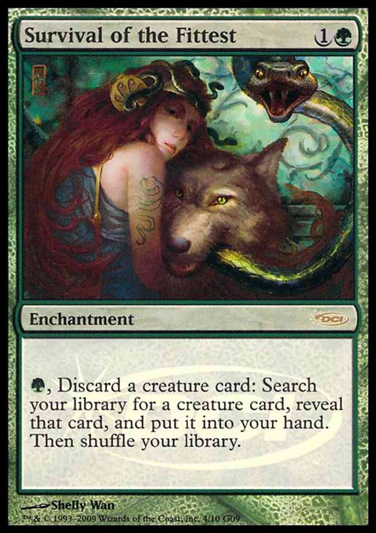 Survival of the Fittest magic card front