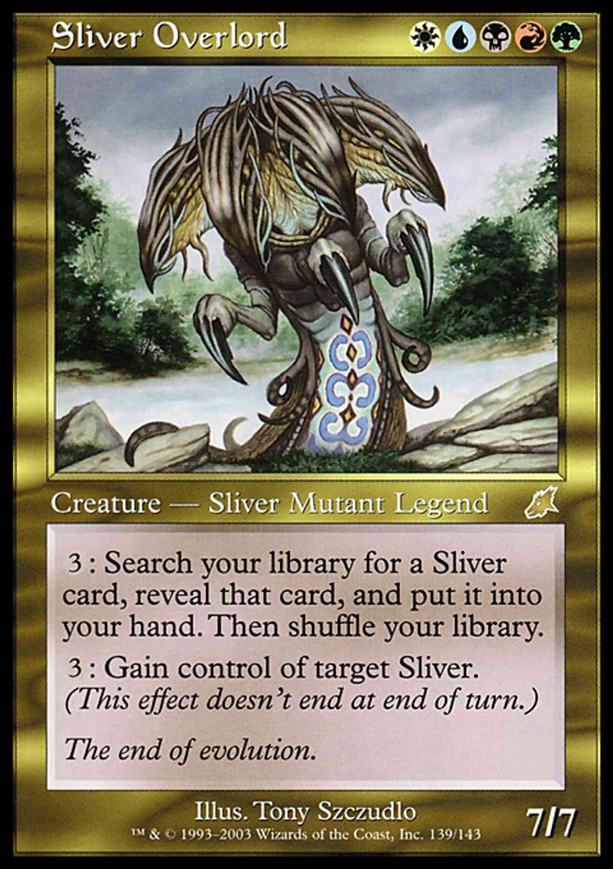 Sliver Overlord magic card front
