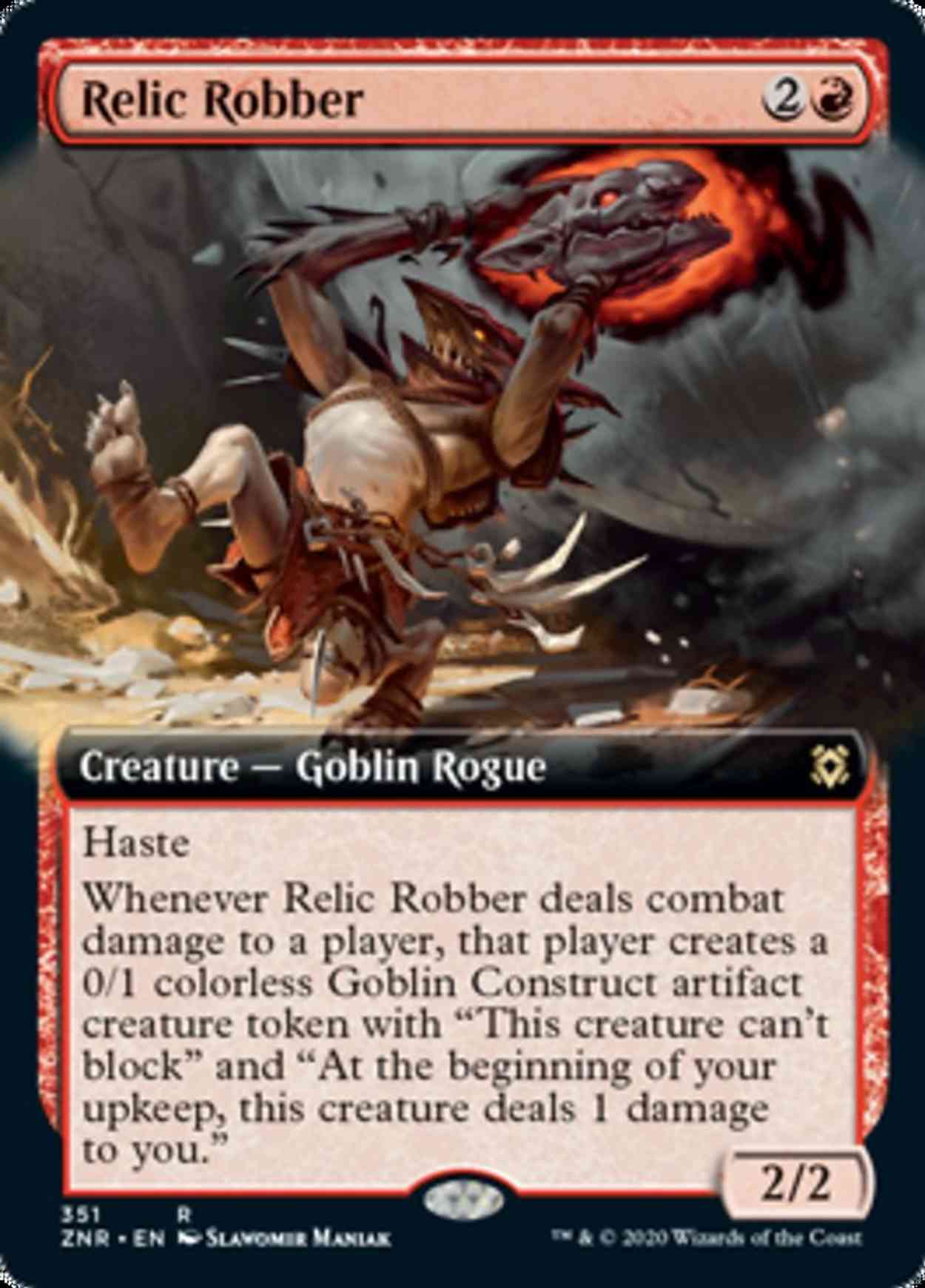 Relic Robber (Extended Art) magic card front