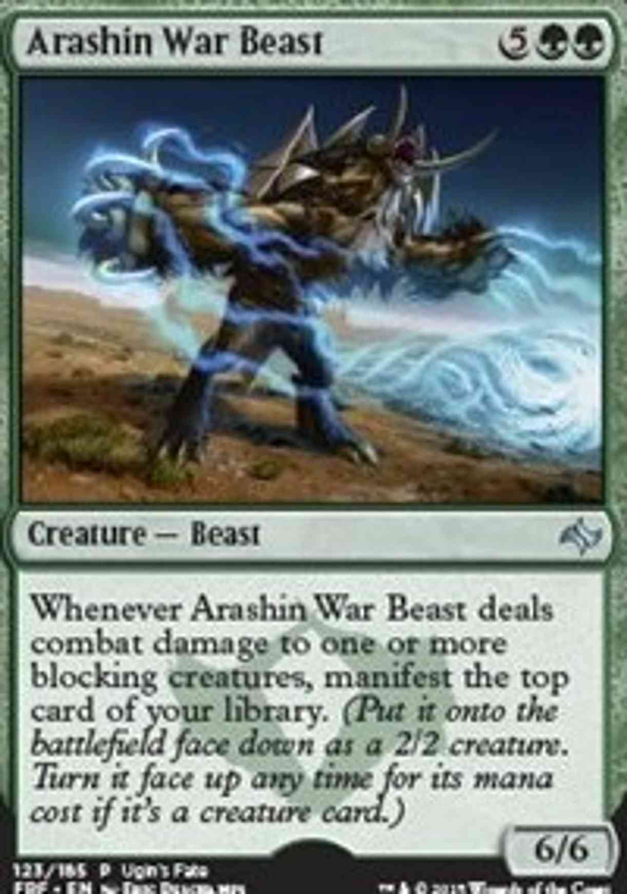 Arashin War Beast magic card front