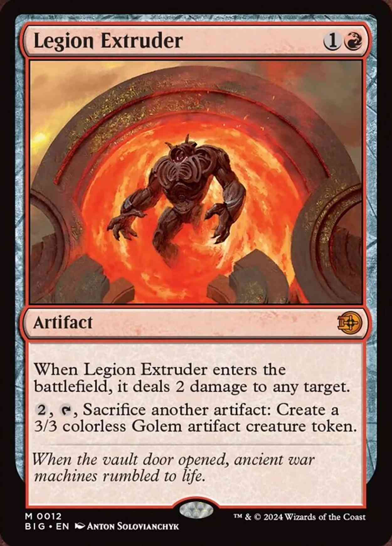 Legion Extruder magic card front