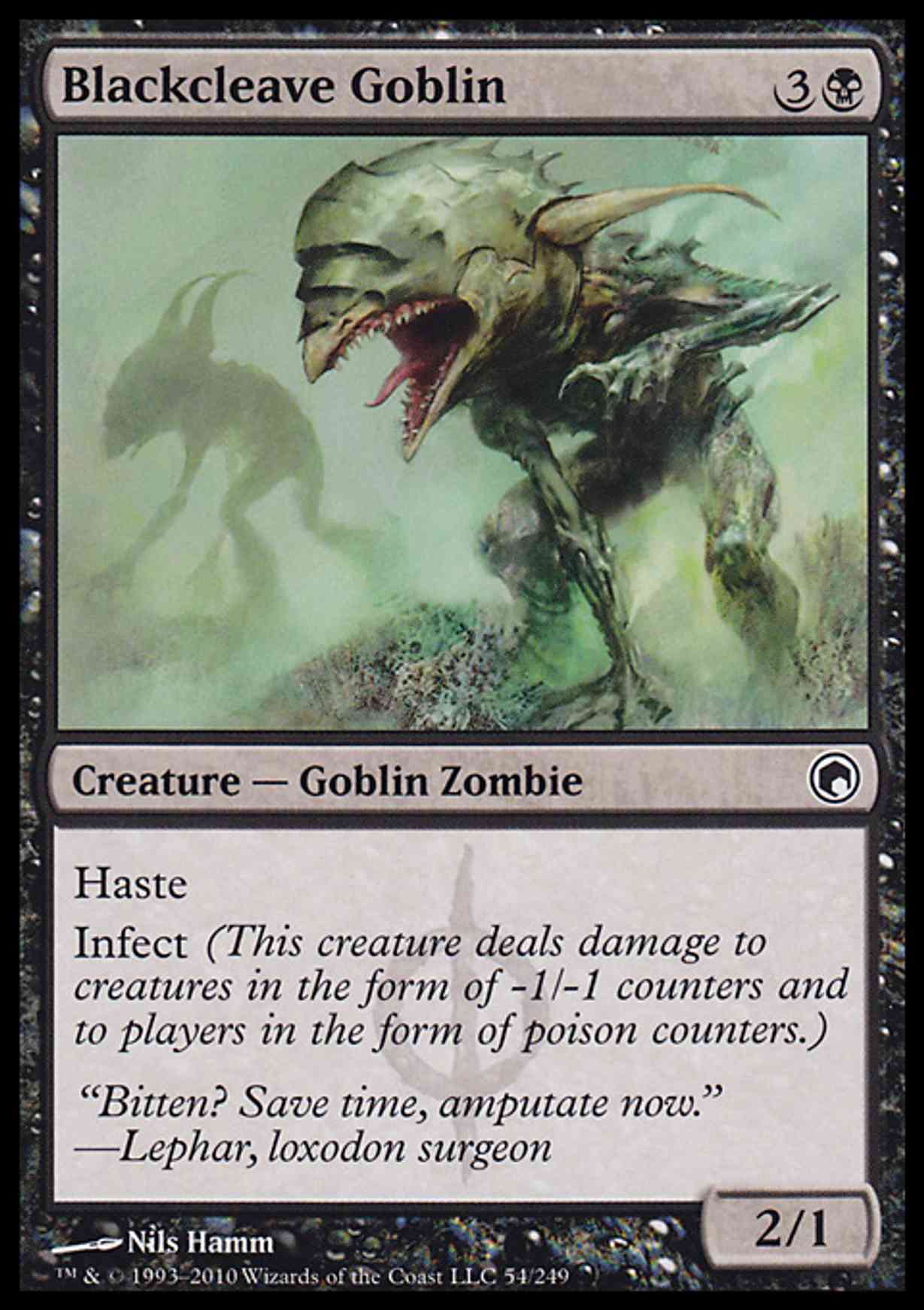 Blackcleave Goblin magic card front