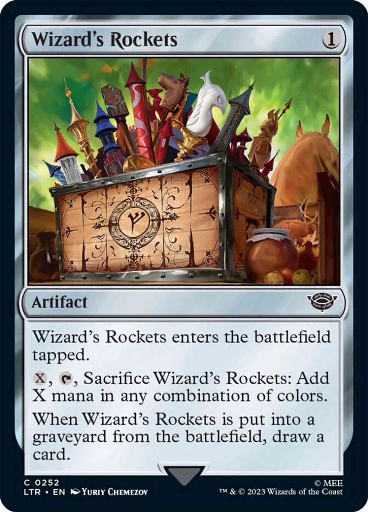 Wizard's Rockets magic card front