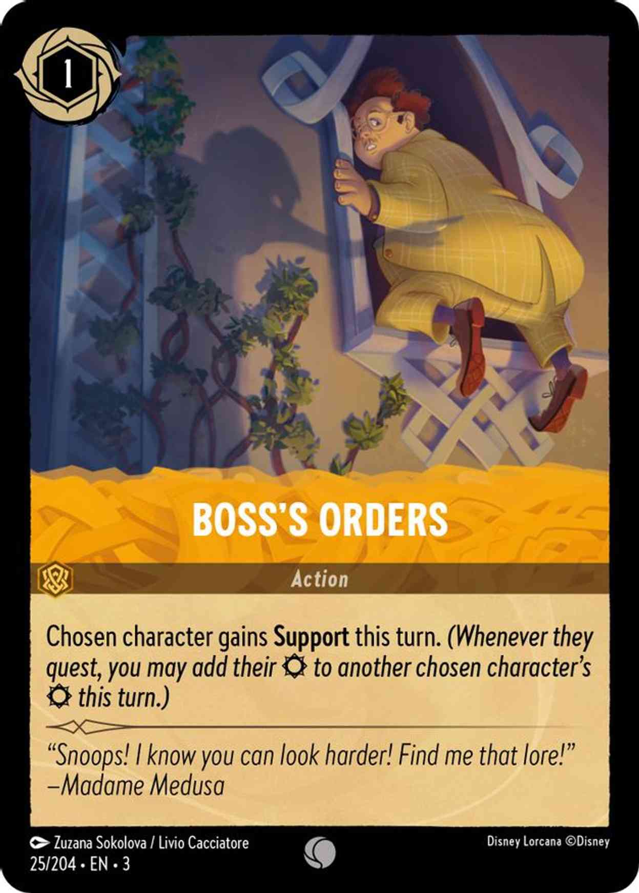 Boss's Orders magic card front