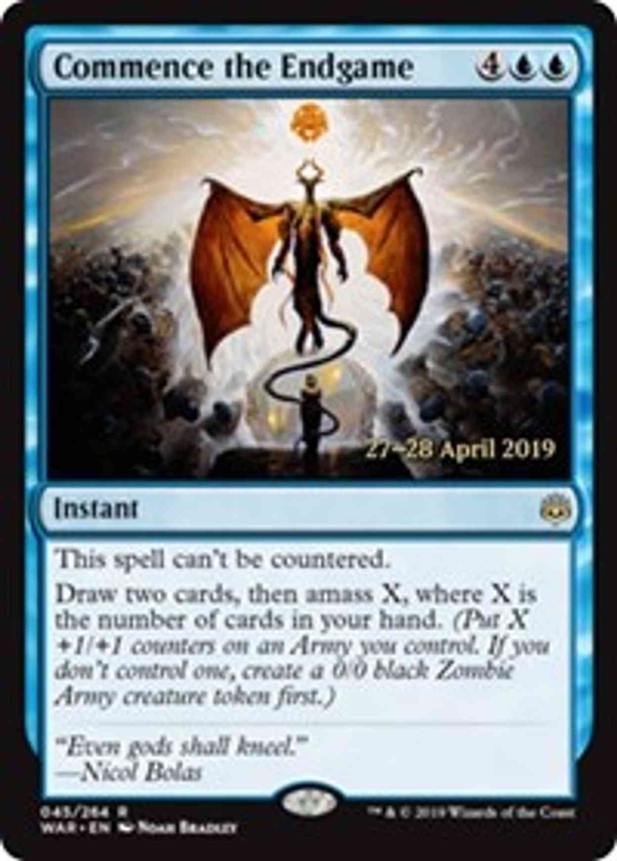 Commence the Endgame magic card front