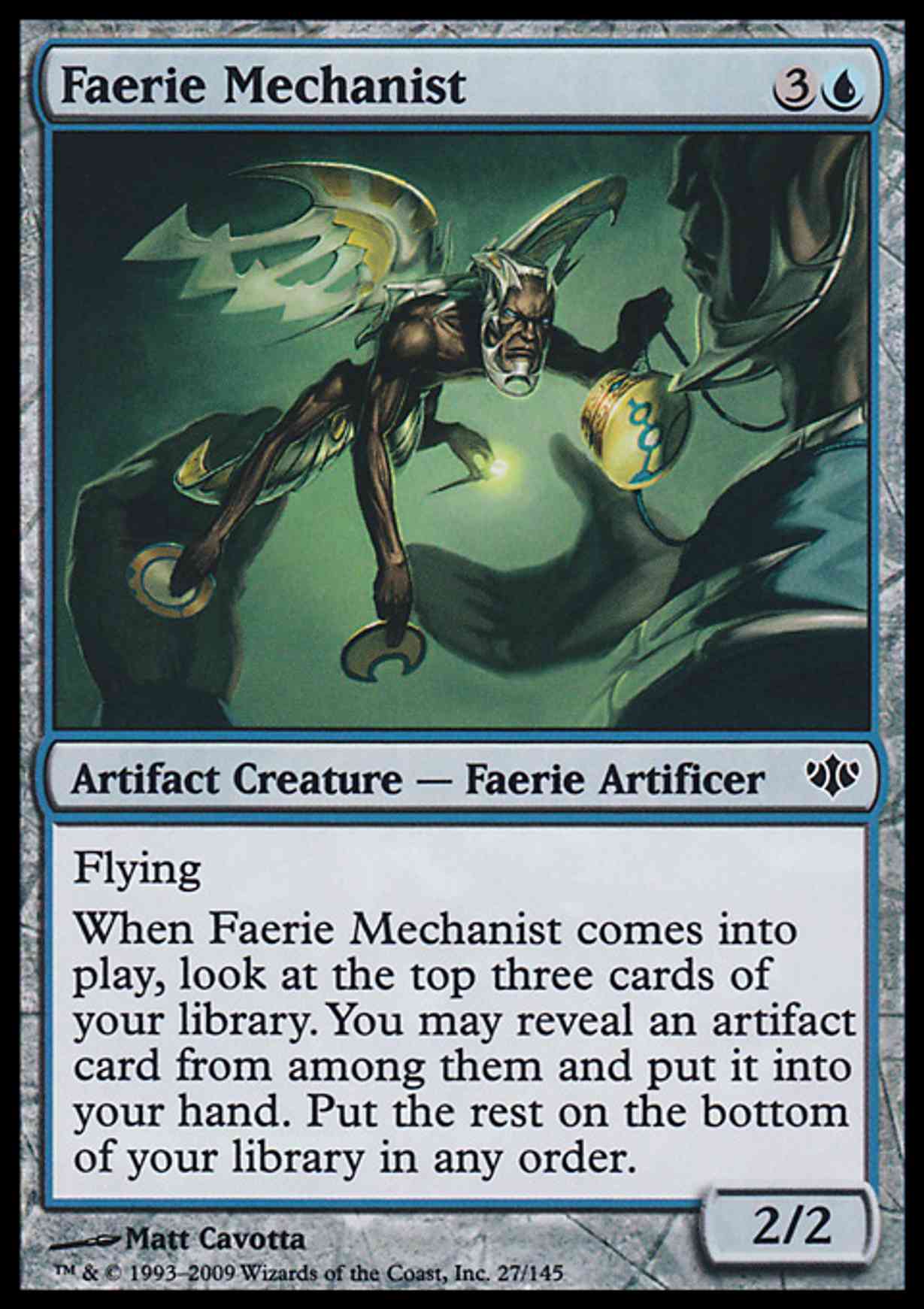 Faerie Mechanist magic card front