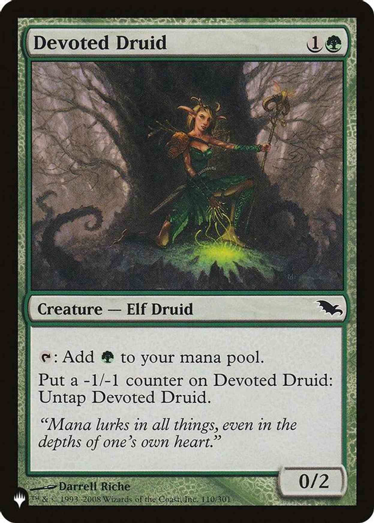 Devoted Druid (SHM) magic card front