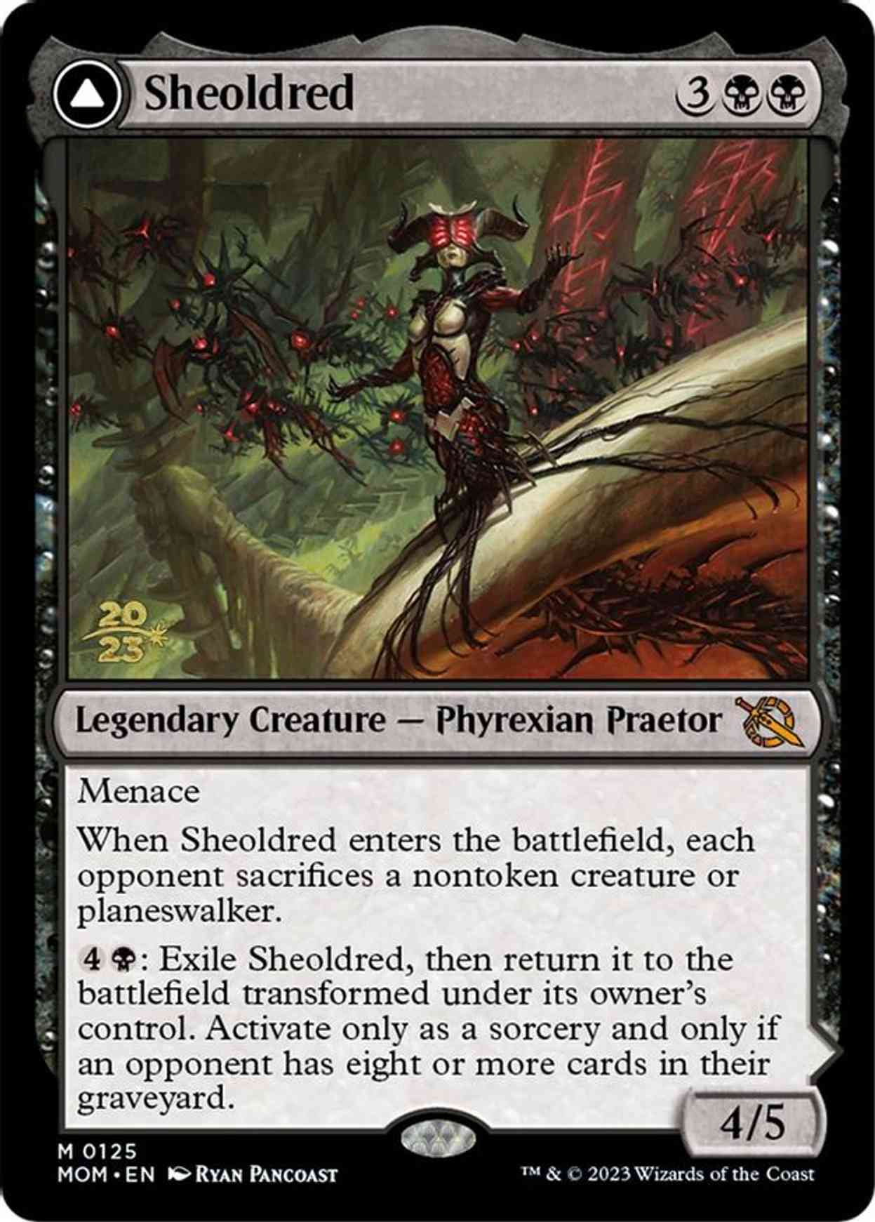 Sheoldred magic card front