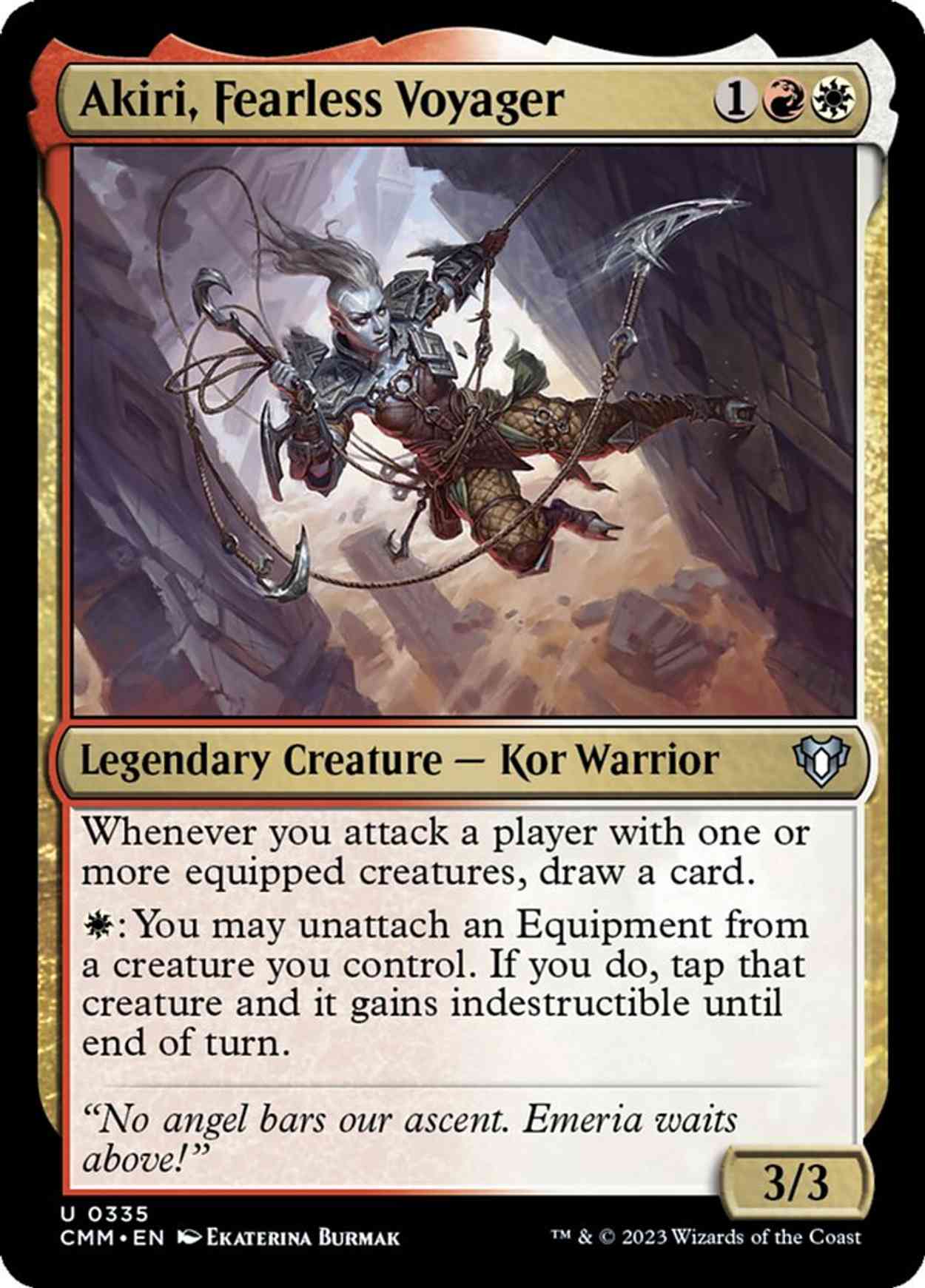 Akiri, Fearless Voyager magic card front