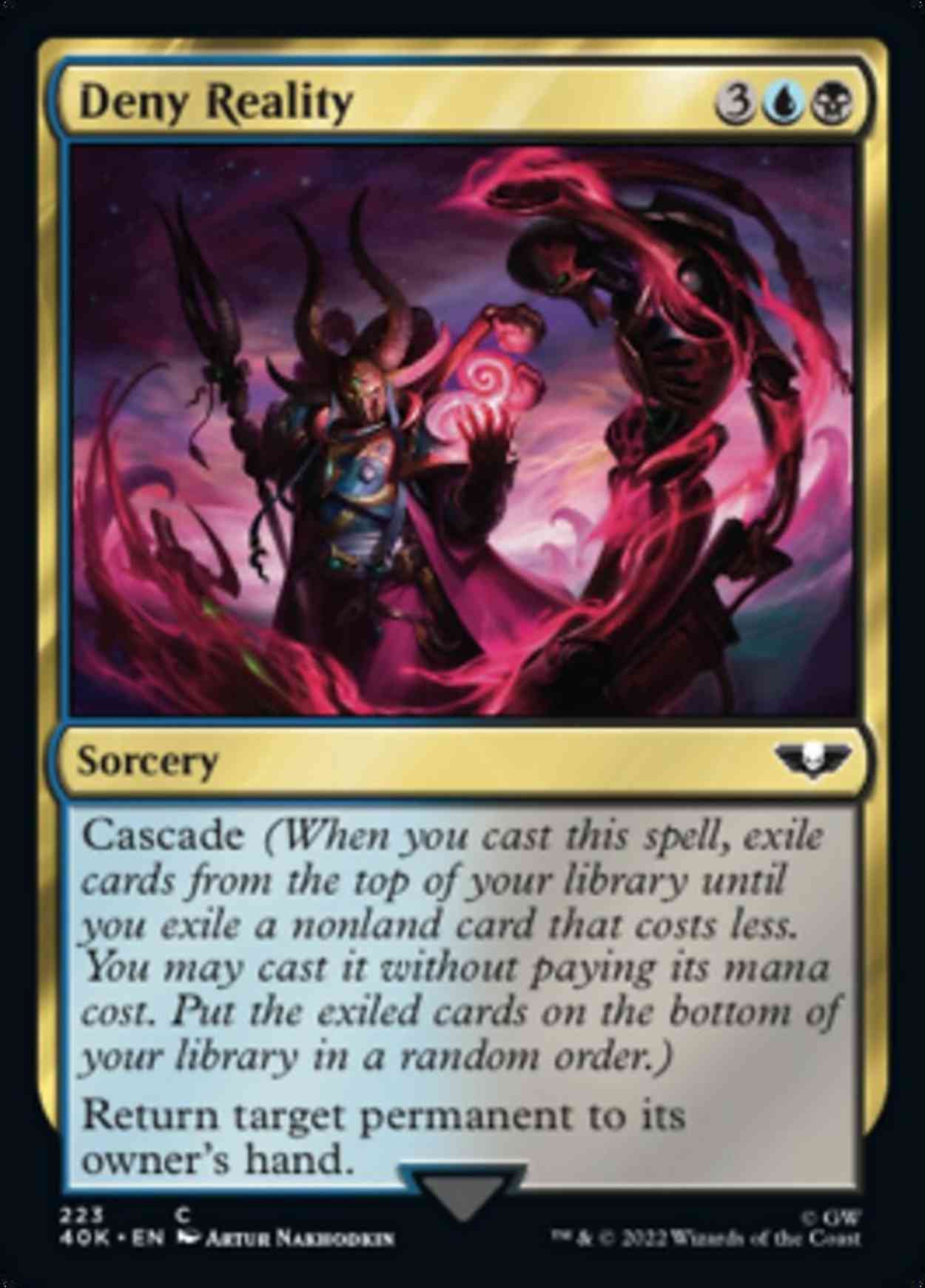Deny Reality (Surge Foil) magic card front