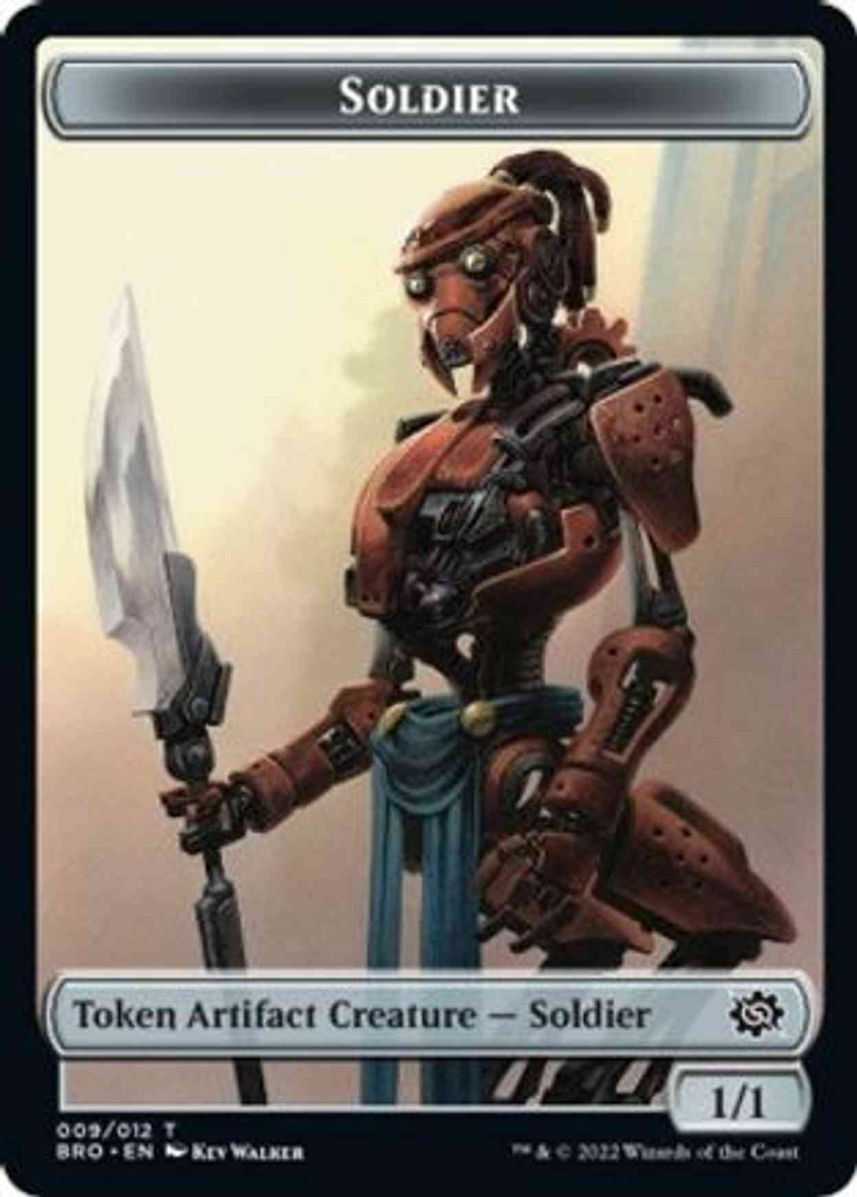Soldier Token (009) magic card front