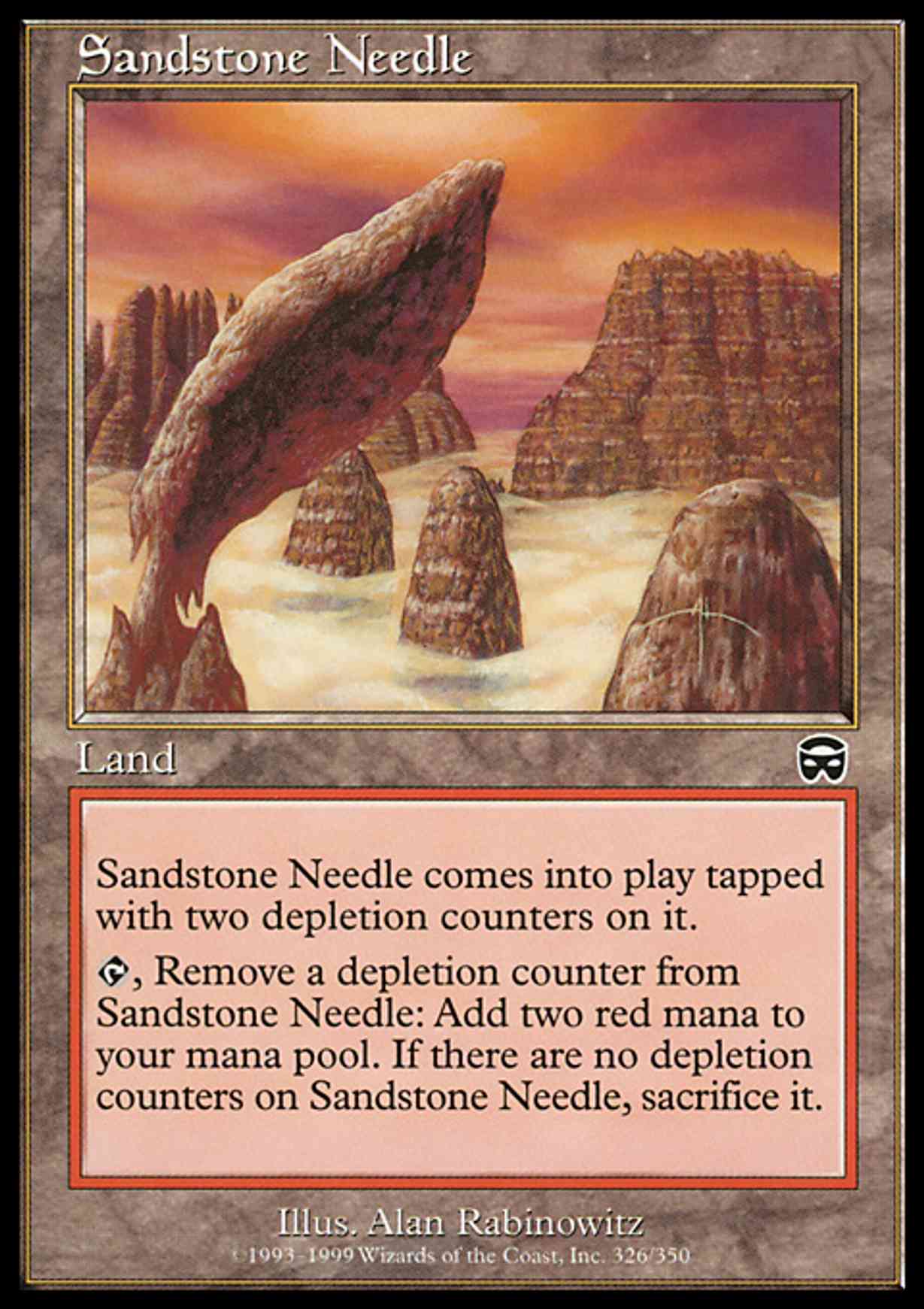 Sandstone Needle magic card front