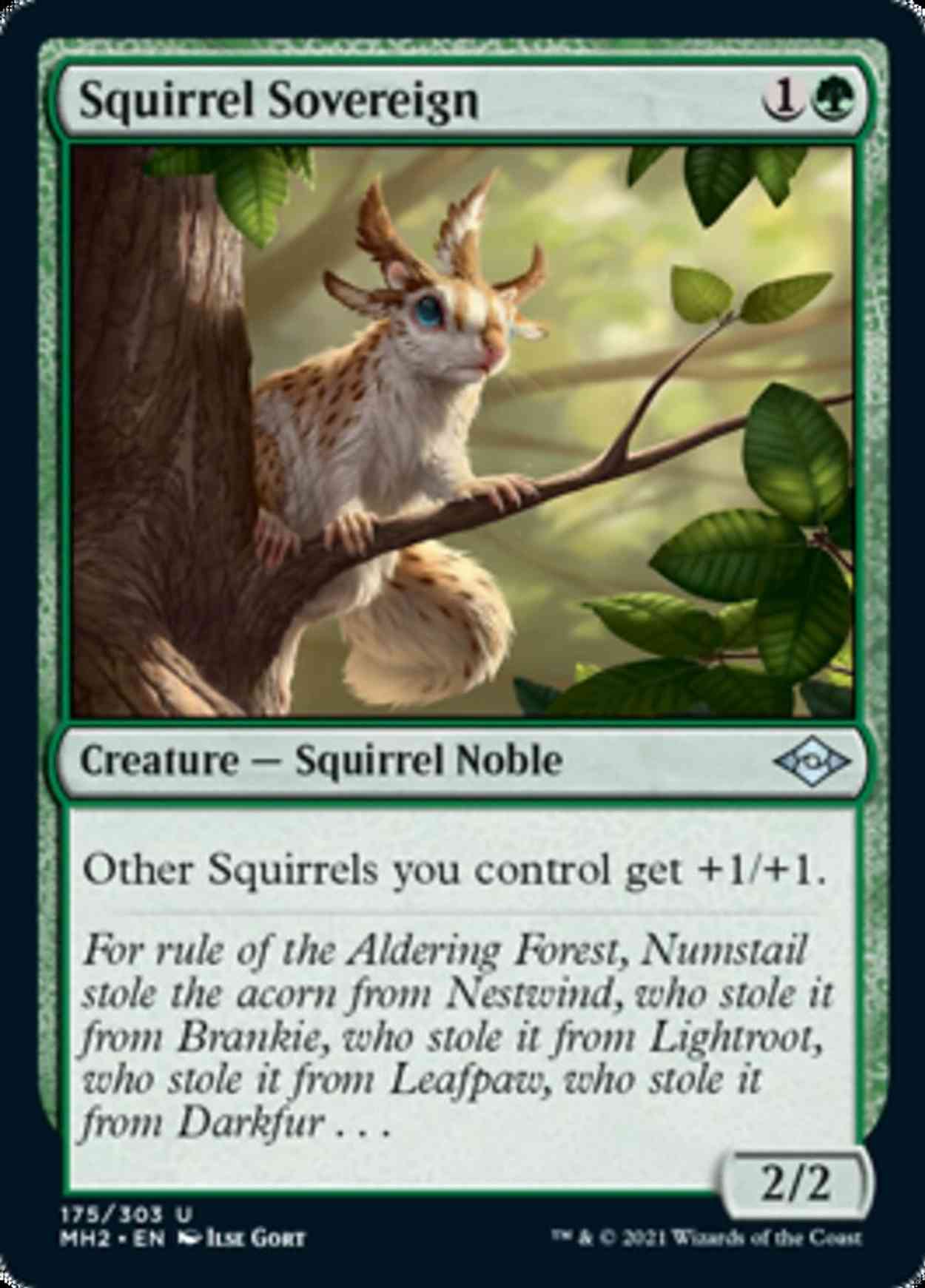 Squirrel Sovereign magic card front