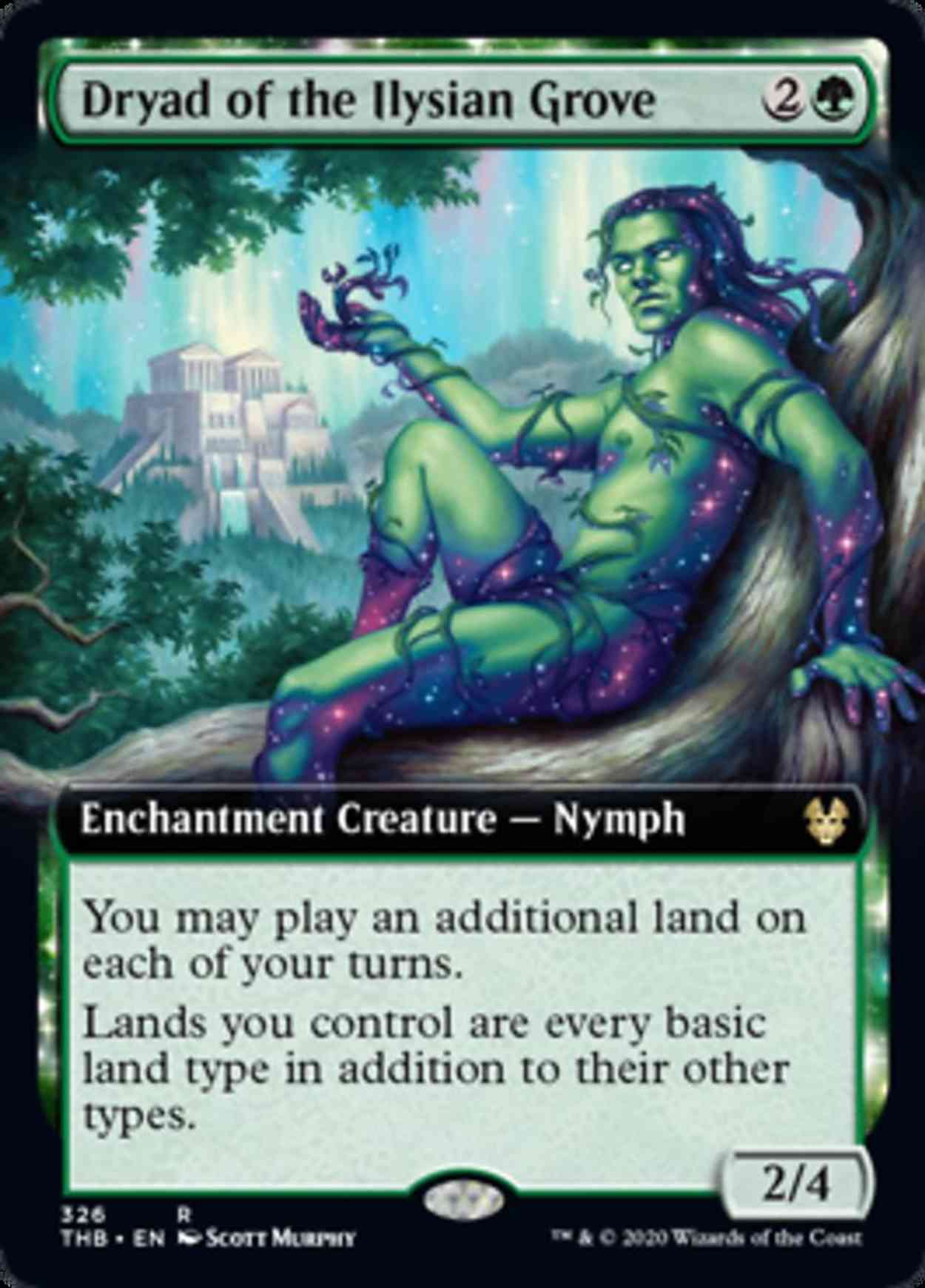 Dryad of the Ilysian Grove (Extended Art) magic card front