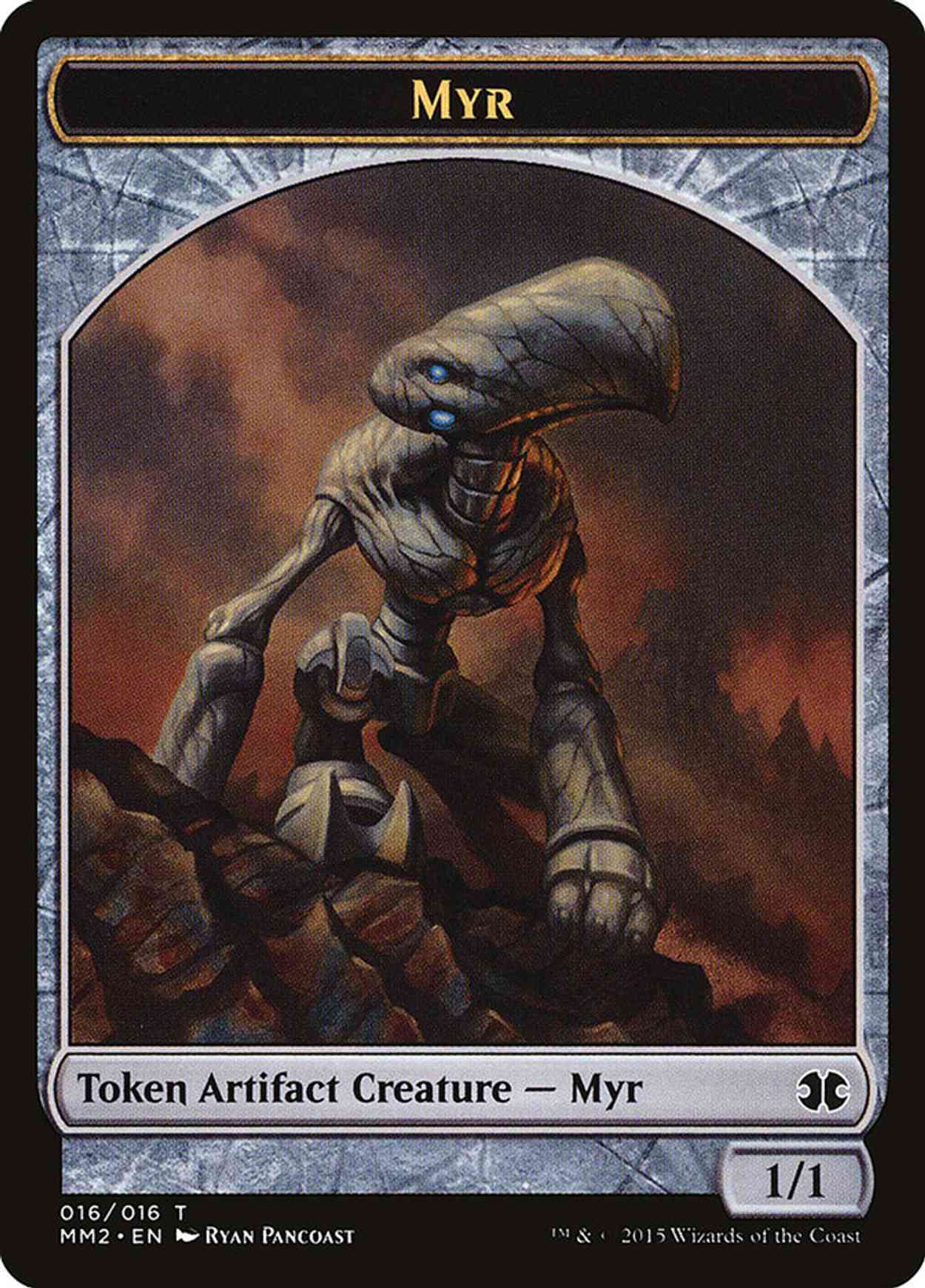 Myr Token magic card front