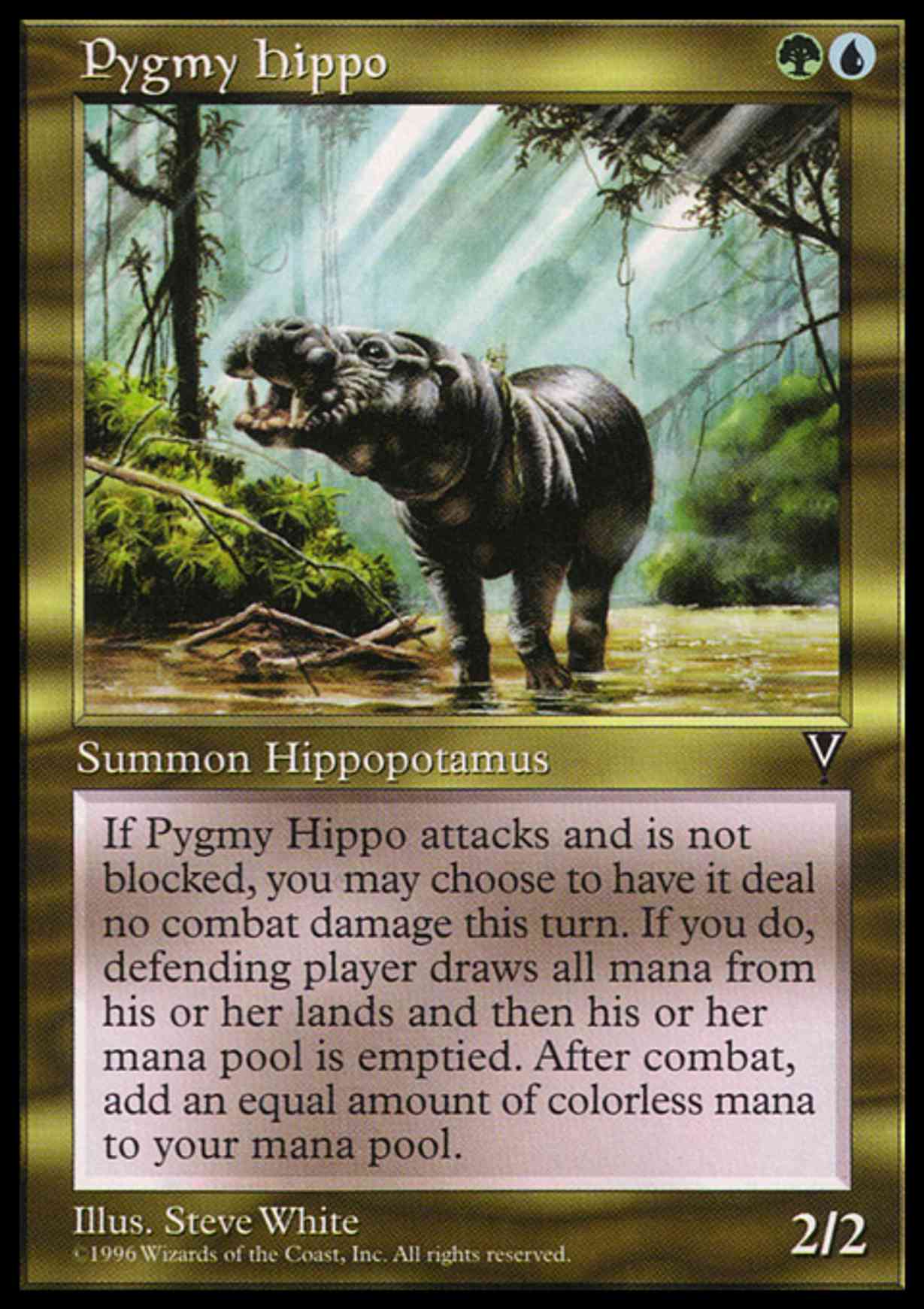 Pygmy Hippo magic card front