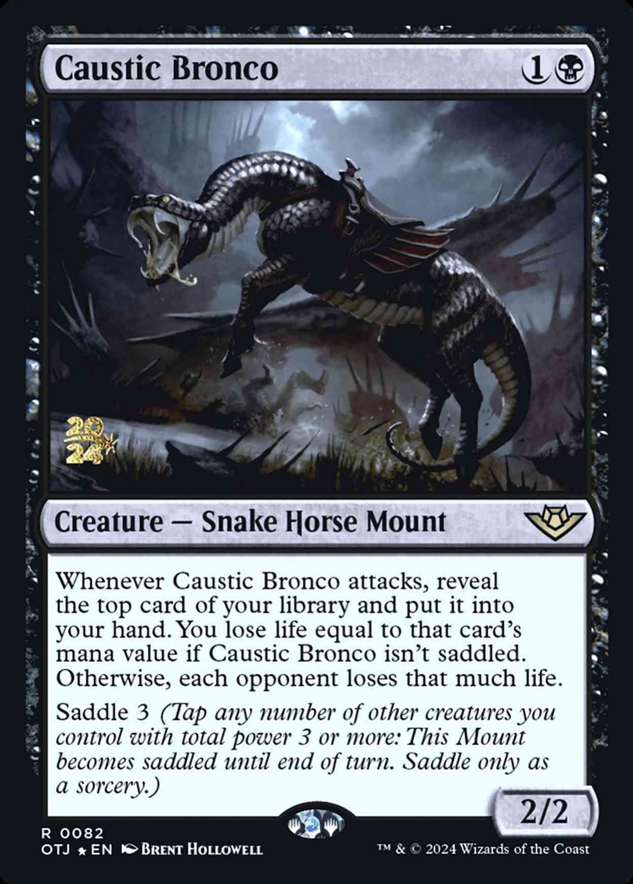 Caustic Bronco magic card front