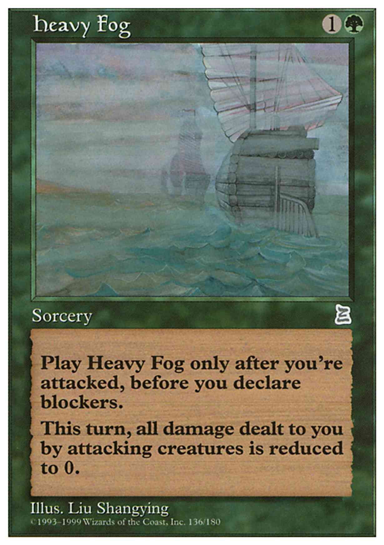 Heavy Fog magic card front