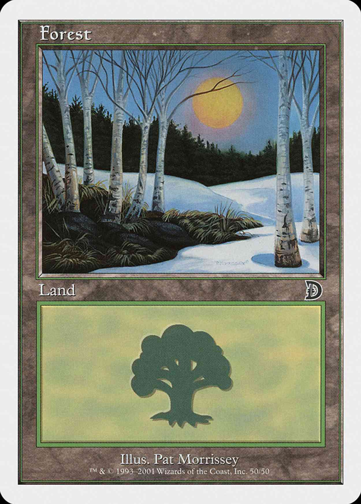 Forest (50) magic card front