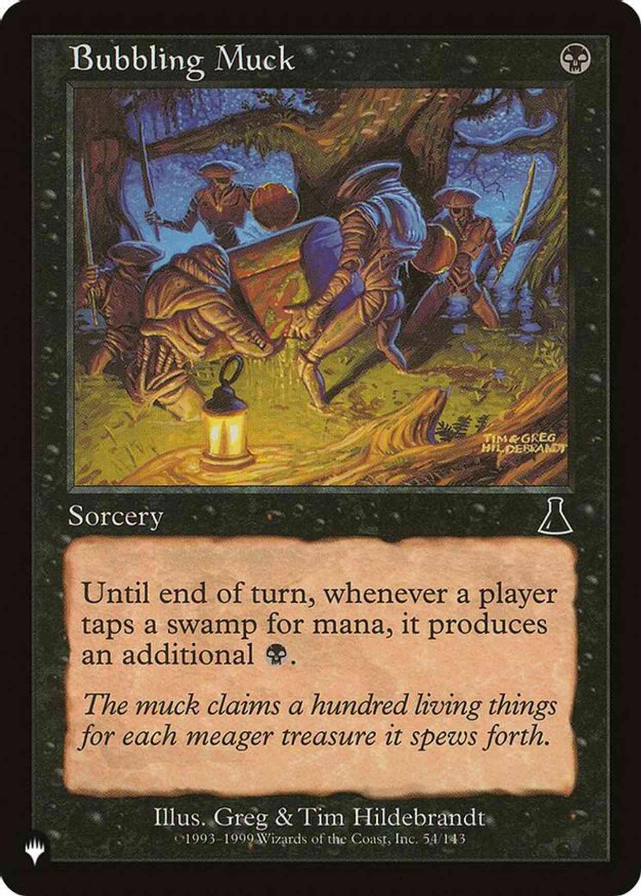 Bubbling Muck magic card front