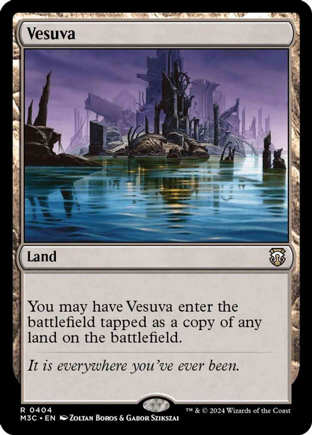 Vesuva (Ripple Foil) magic card front