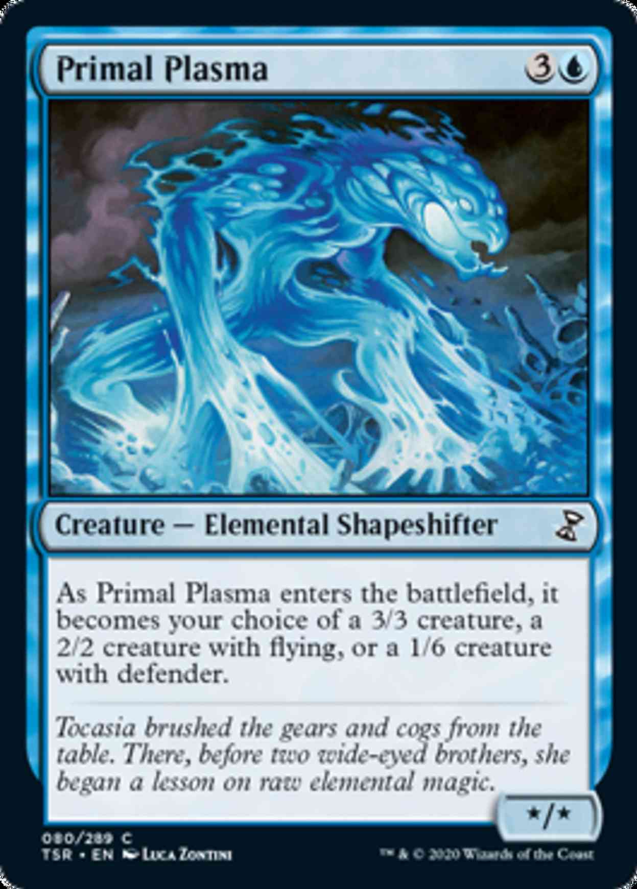 Primal Plasma magic card front