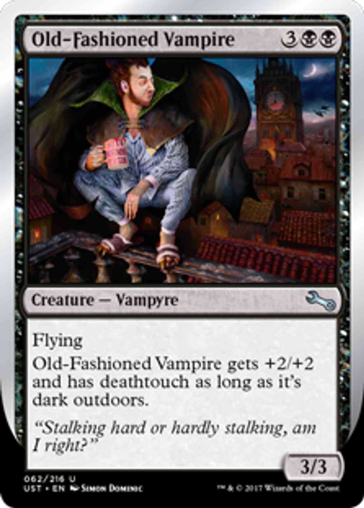 Old-Fashioned Vampire magic card front