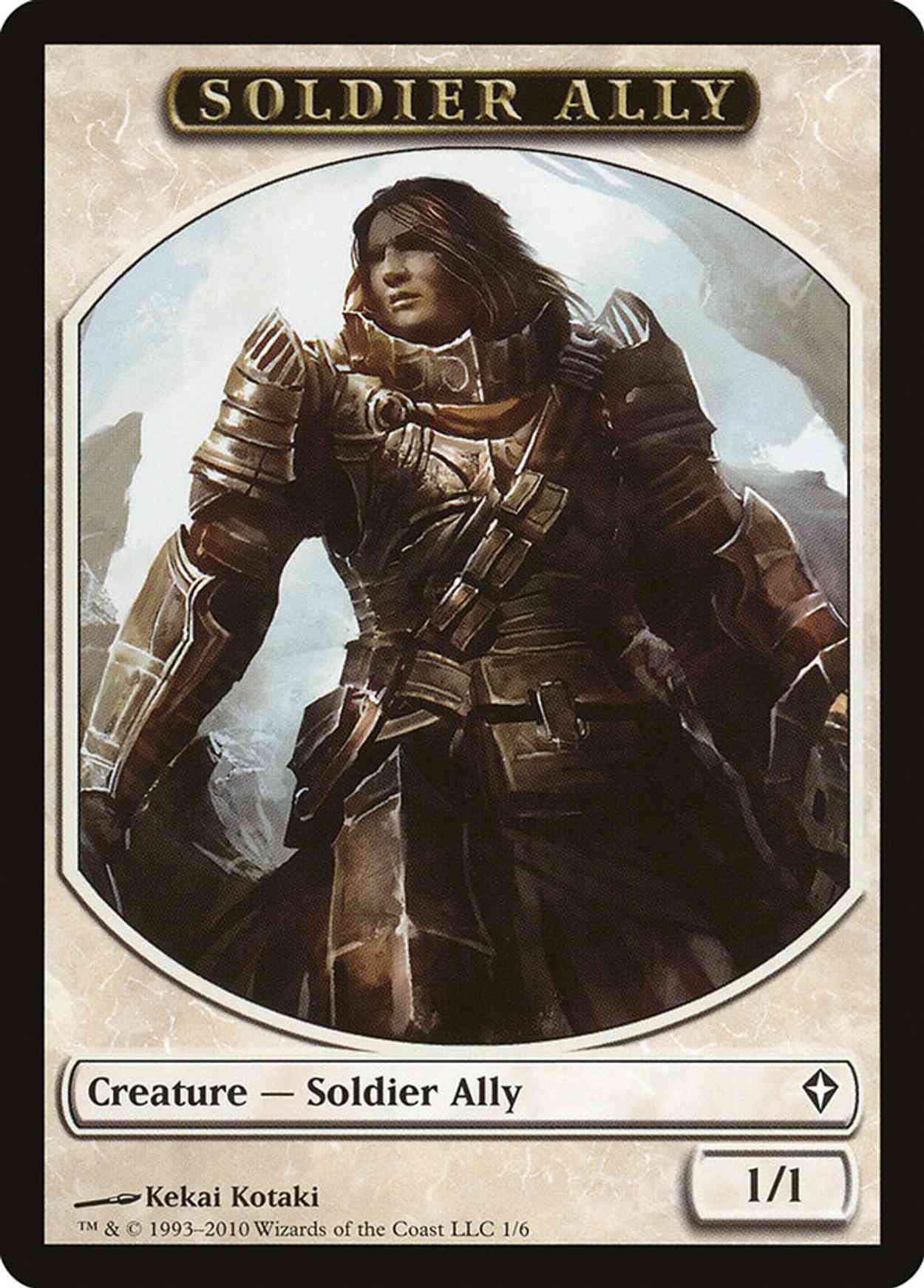 Soldier Ally Token magic card front