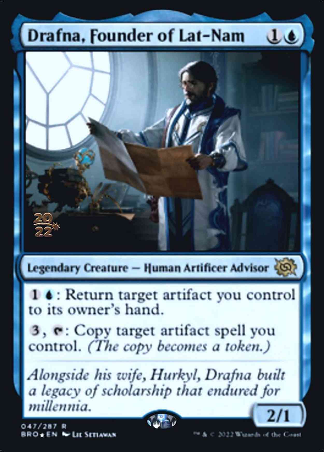 Drafna, Founder of Lat-Nam magic card front